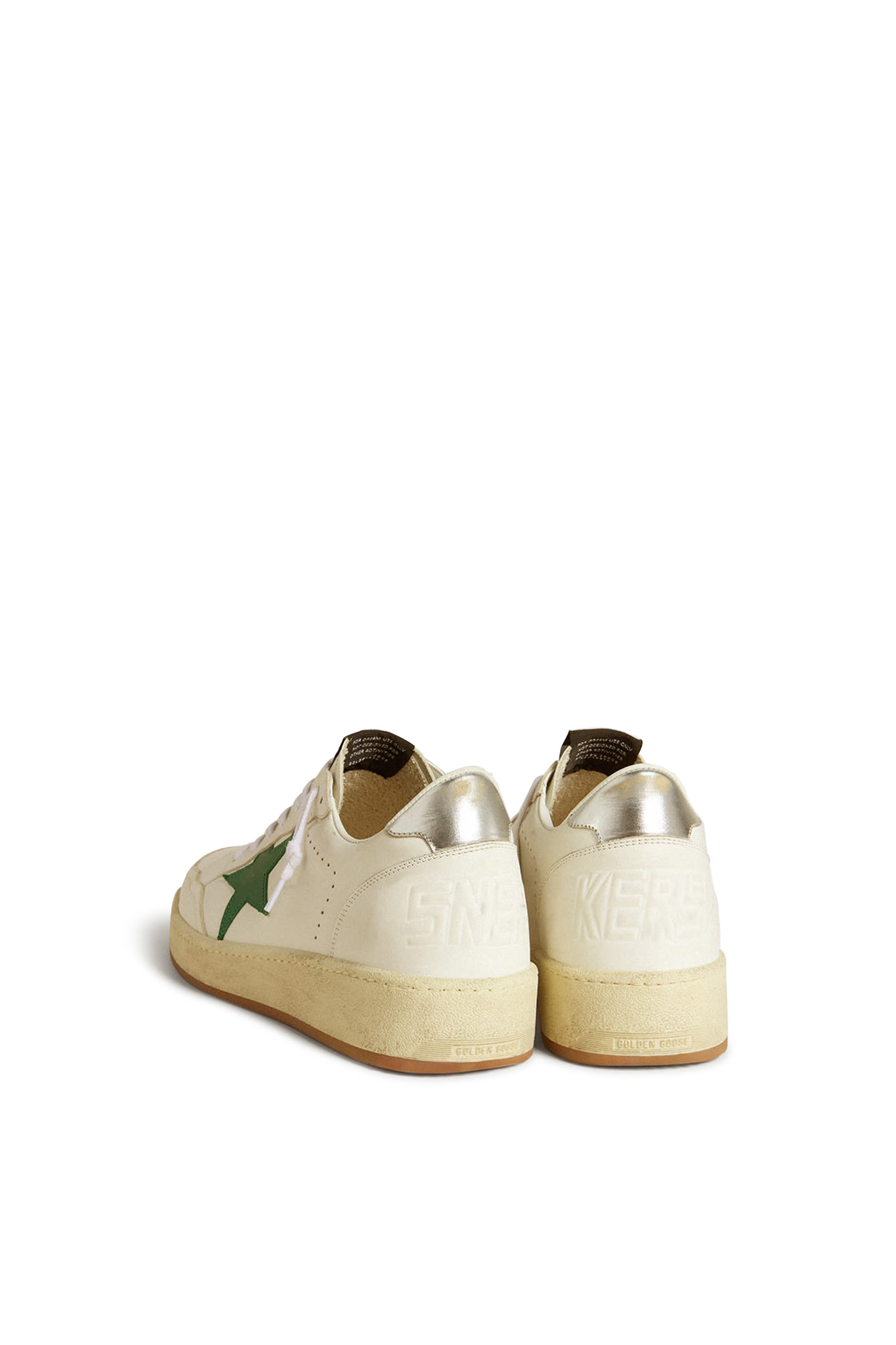 Men’s Ball Star sneakers With Leather Star and Metallic Leather Heel Tab