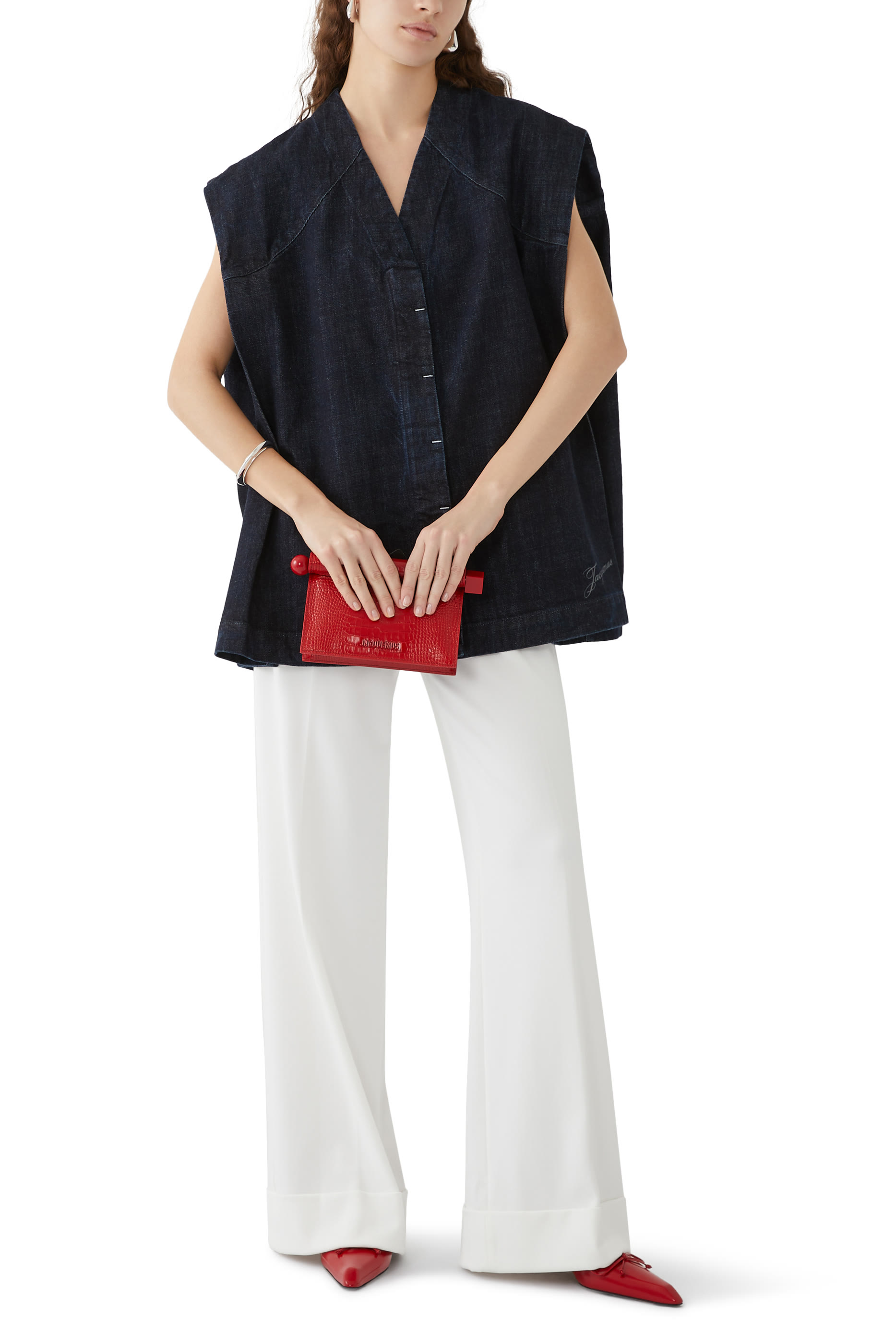 The Salon De-N&icirc;mes Denim Top