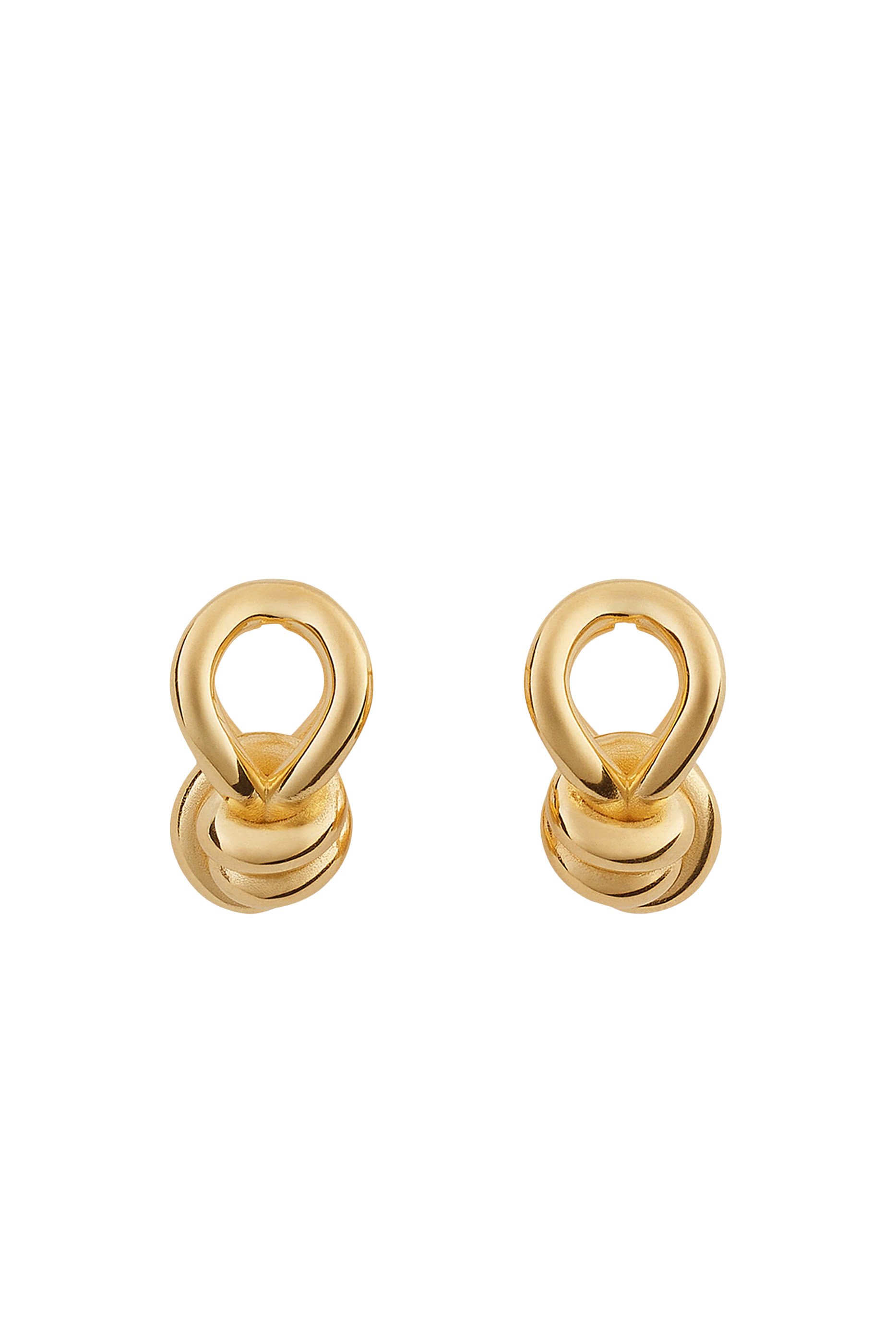 Knot Hoop Earrings