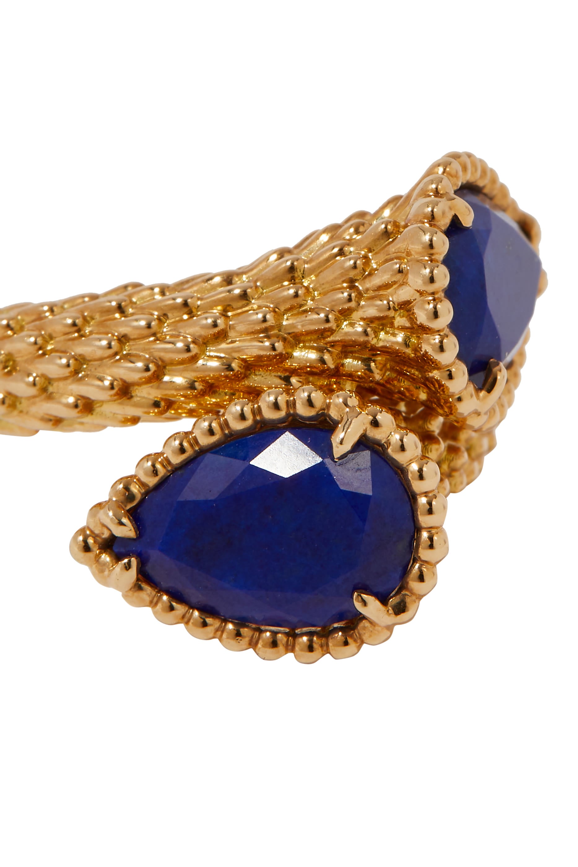 Toi Et Moi Serpent Boh&egrave;me Lapis Lazuli Ring