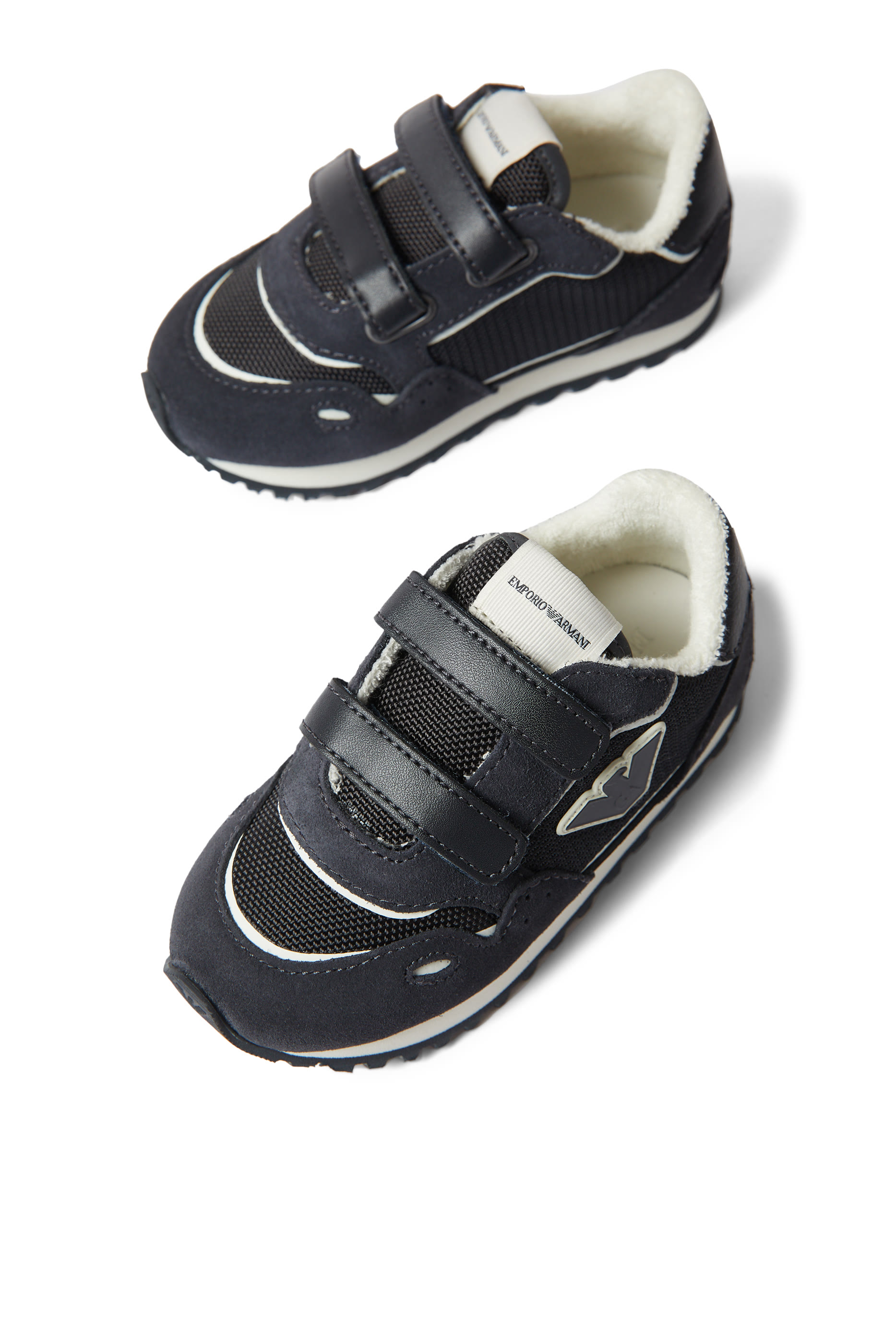 Kids Eagle Logo Velcro Sneakers