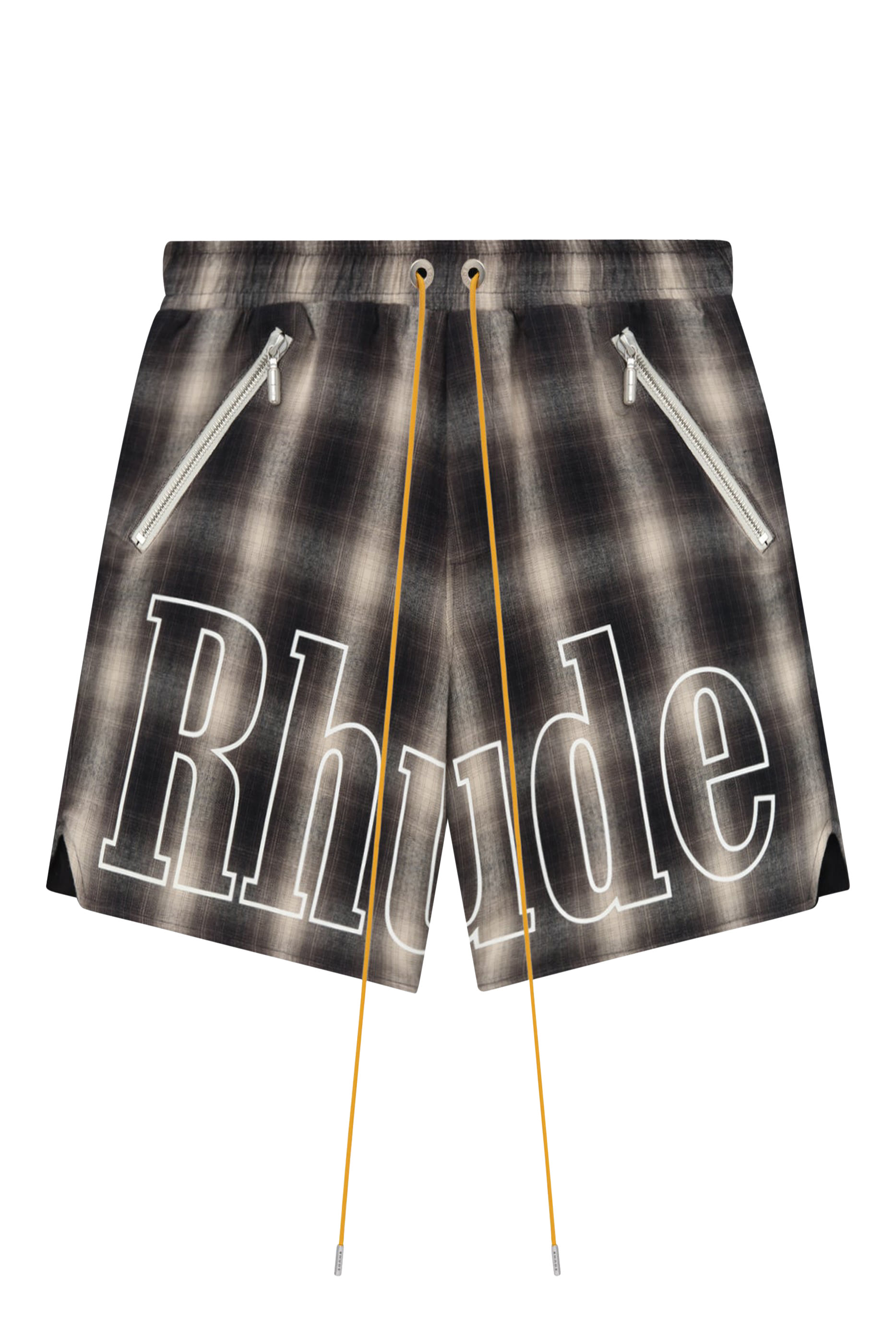 Plaid Logo Shorts