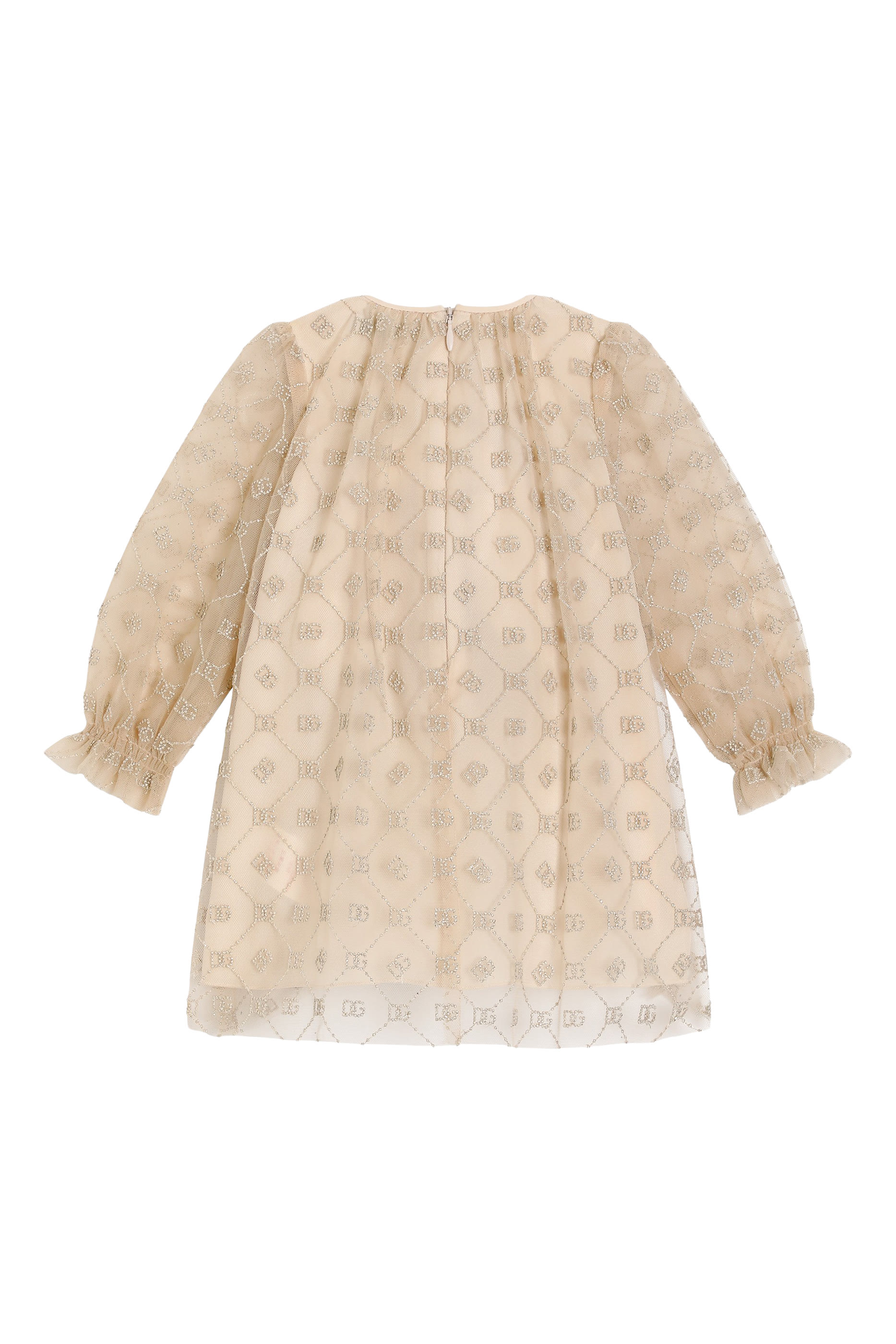 Kids DG Embroidered Tulle Dress