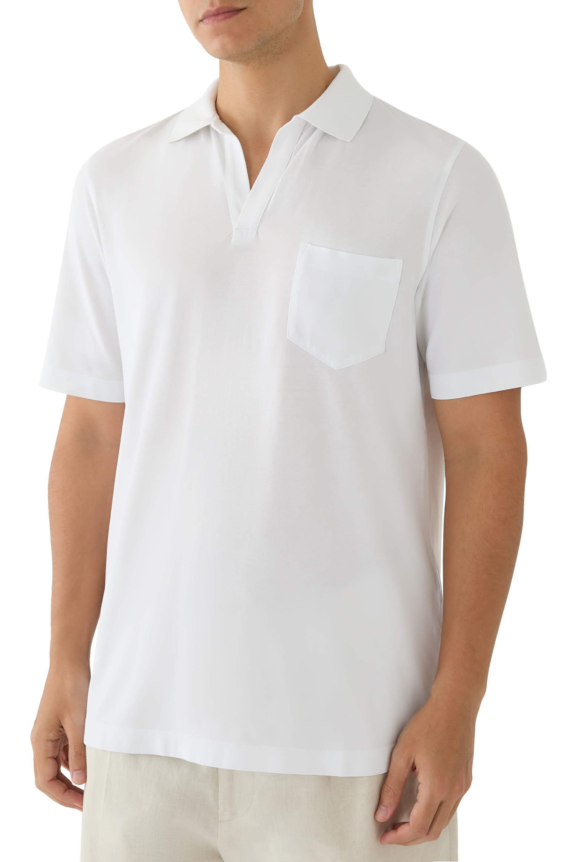 Garment Dyed Polo T-Shirt