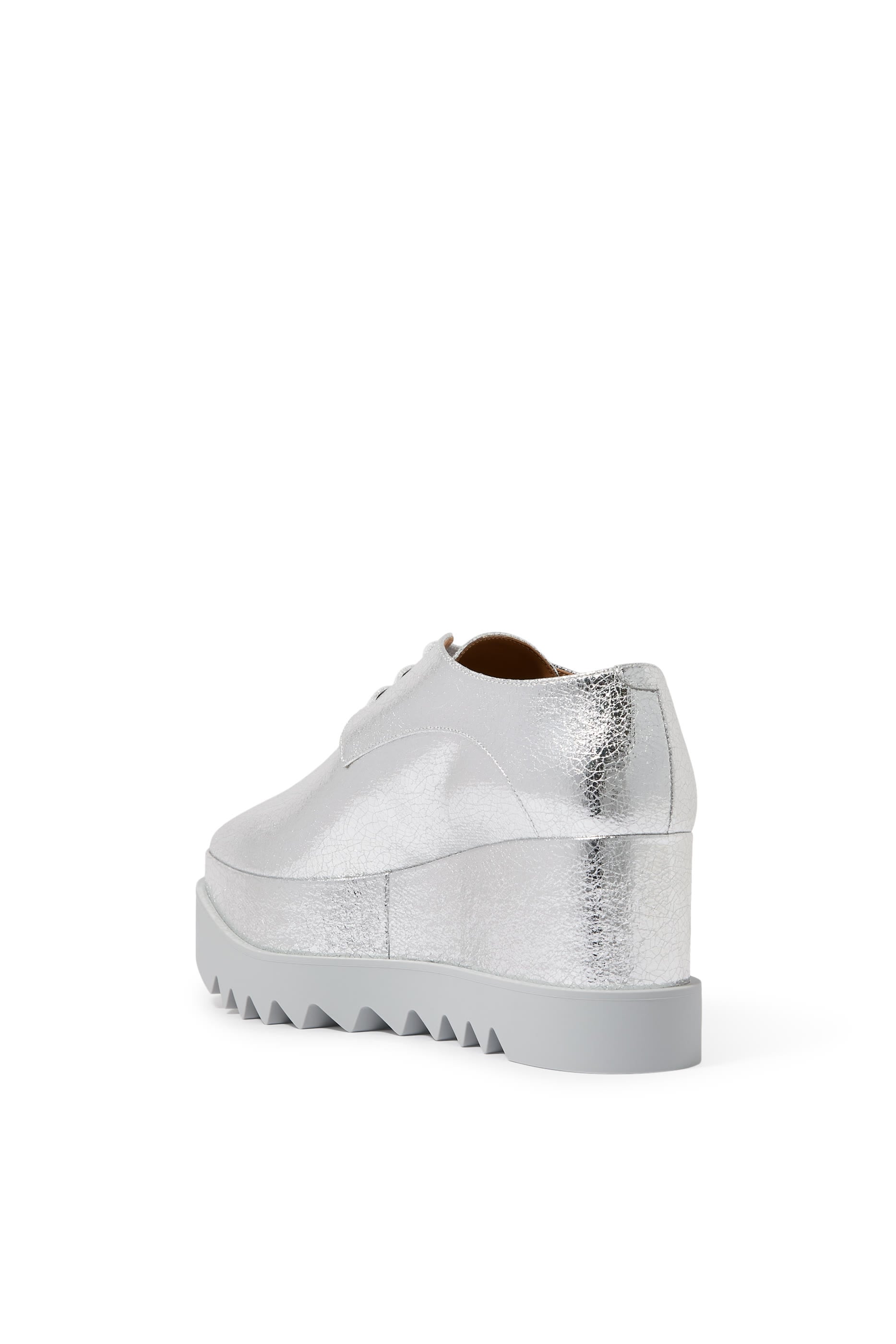 Elyse Metallic Crackled Platform Shoes