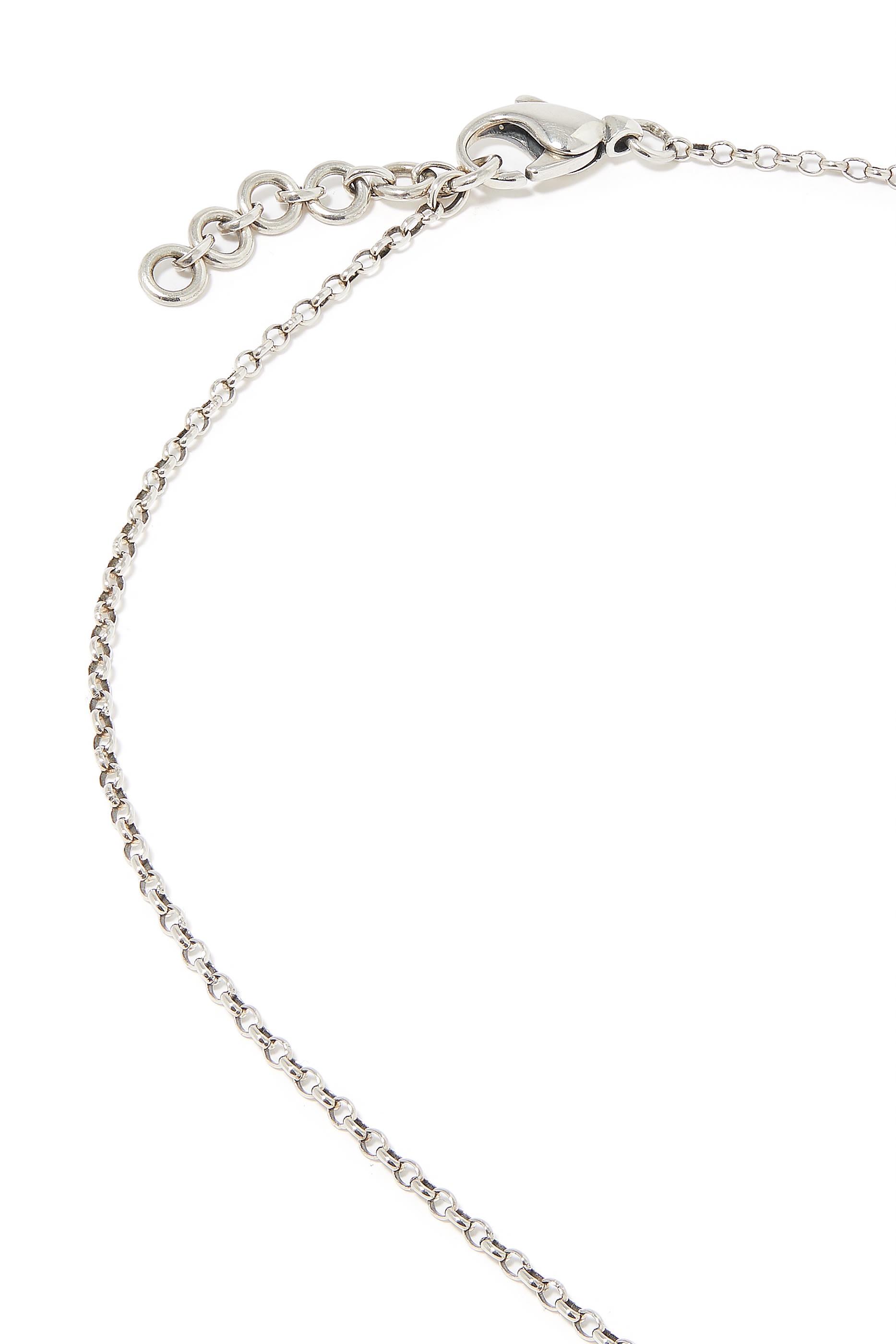 Dainty Calligraphy Necklace with Diamonds