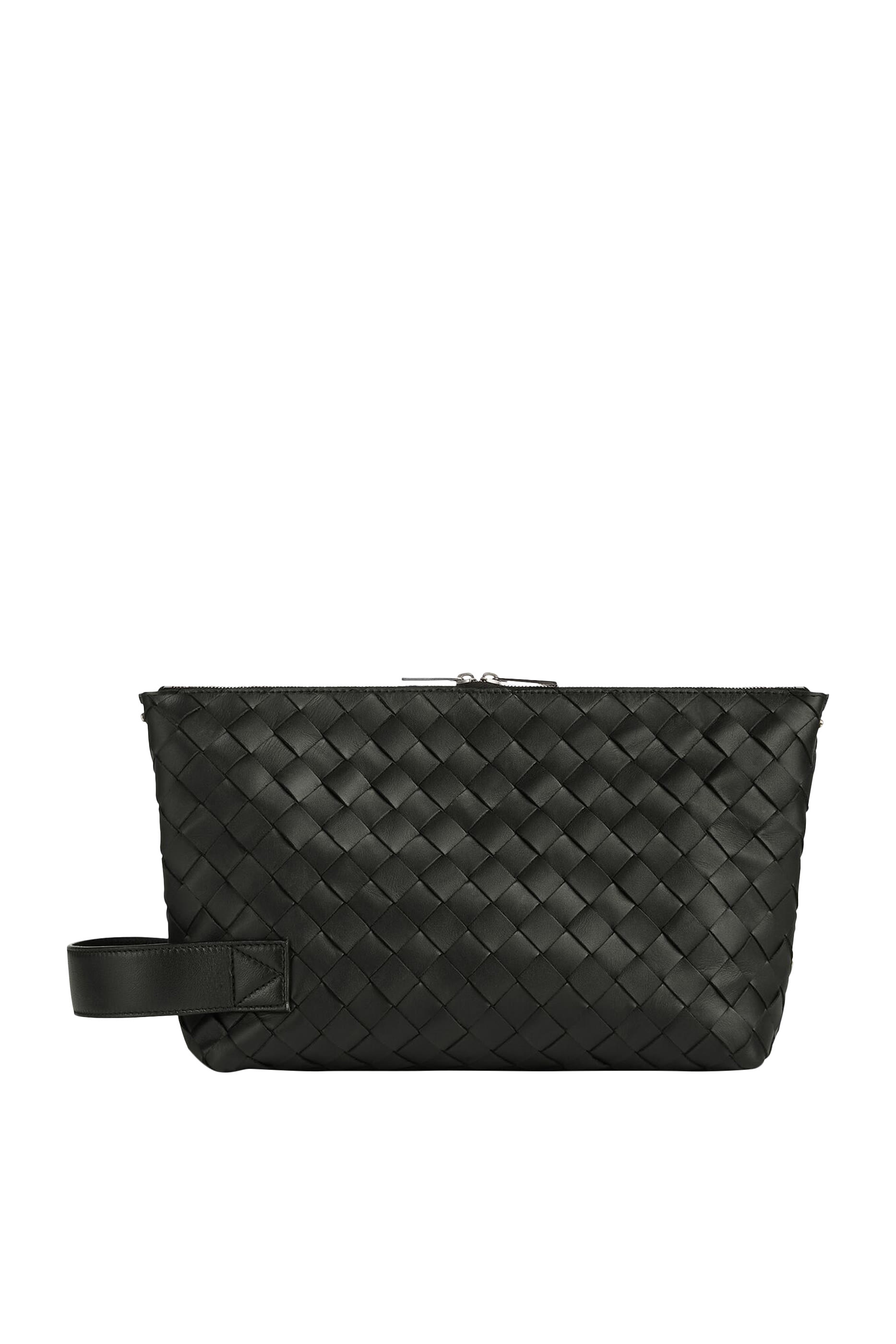 Intrecciato Leather Toiletry Case