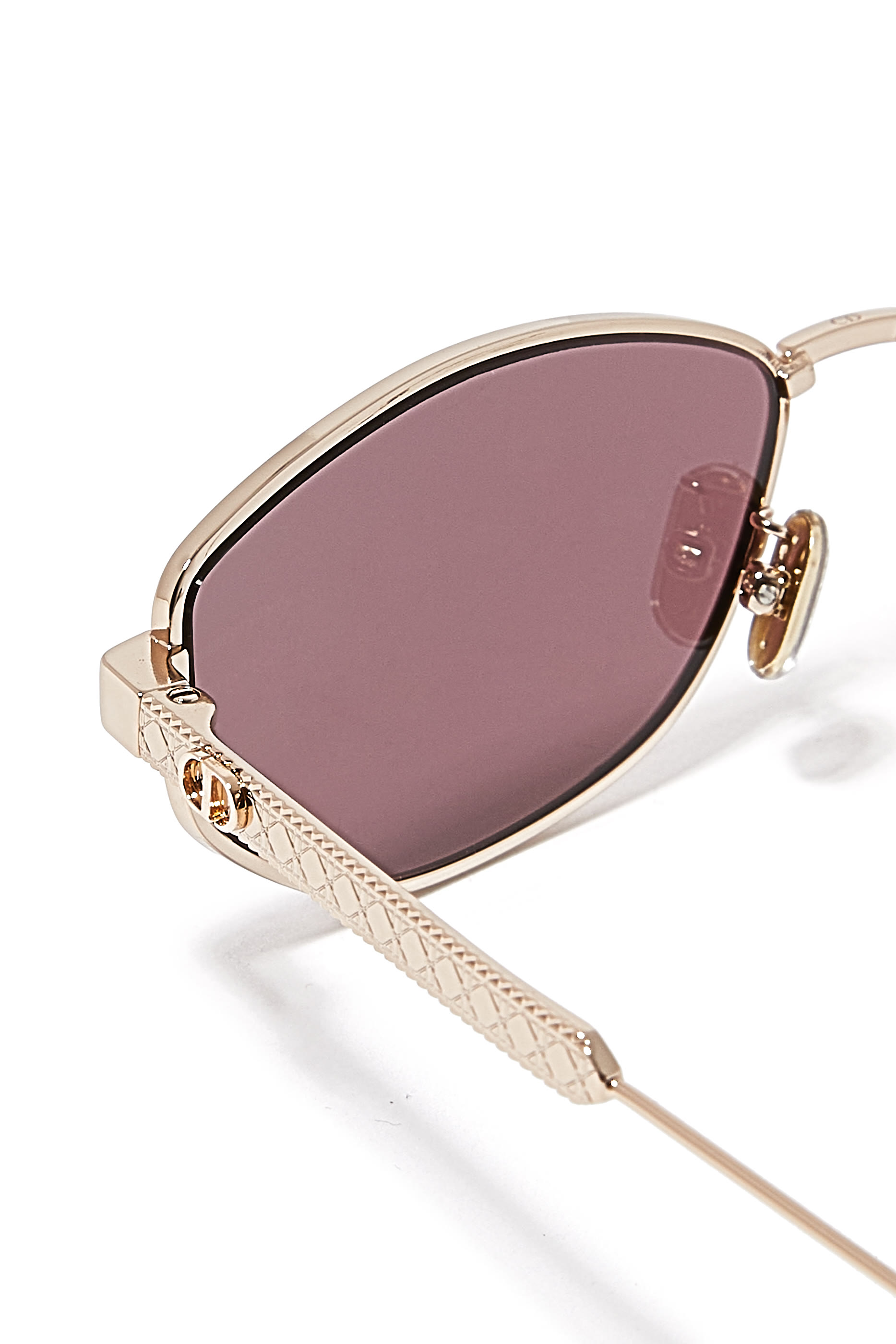 DiorCannage B1U Burgundy Oval Sunglasses