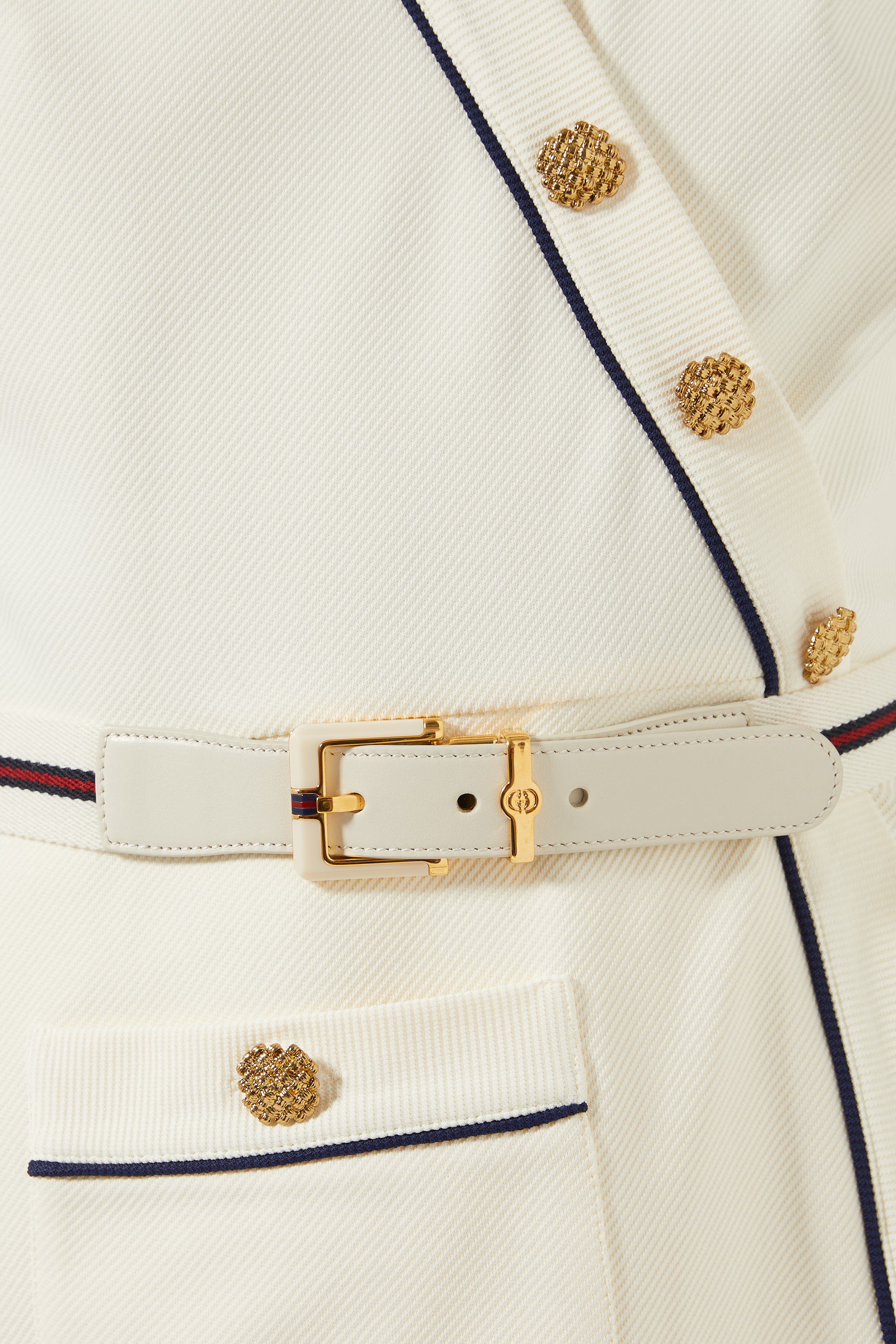 Trimmed Jersey Dress