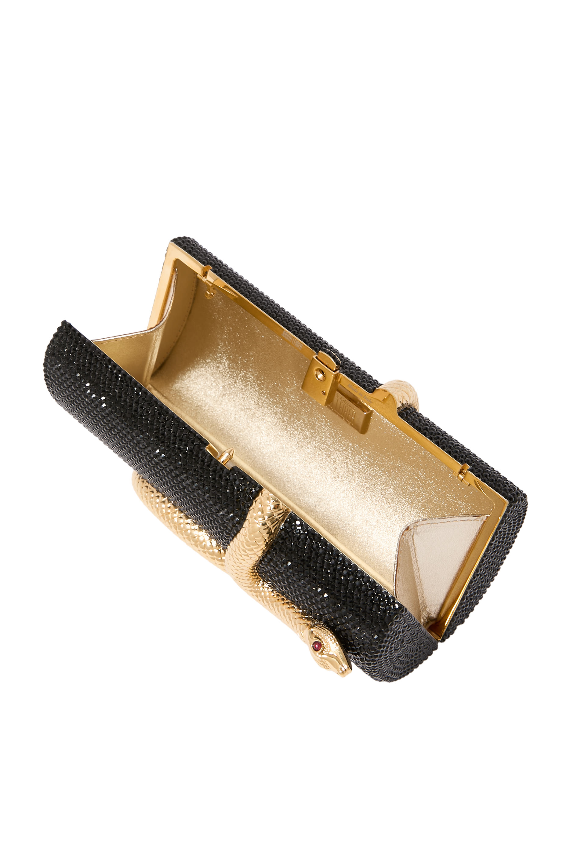 Spiral Snake Crystal Clutch 
