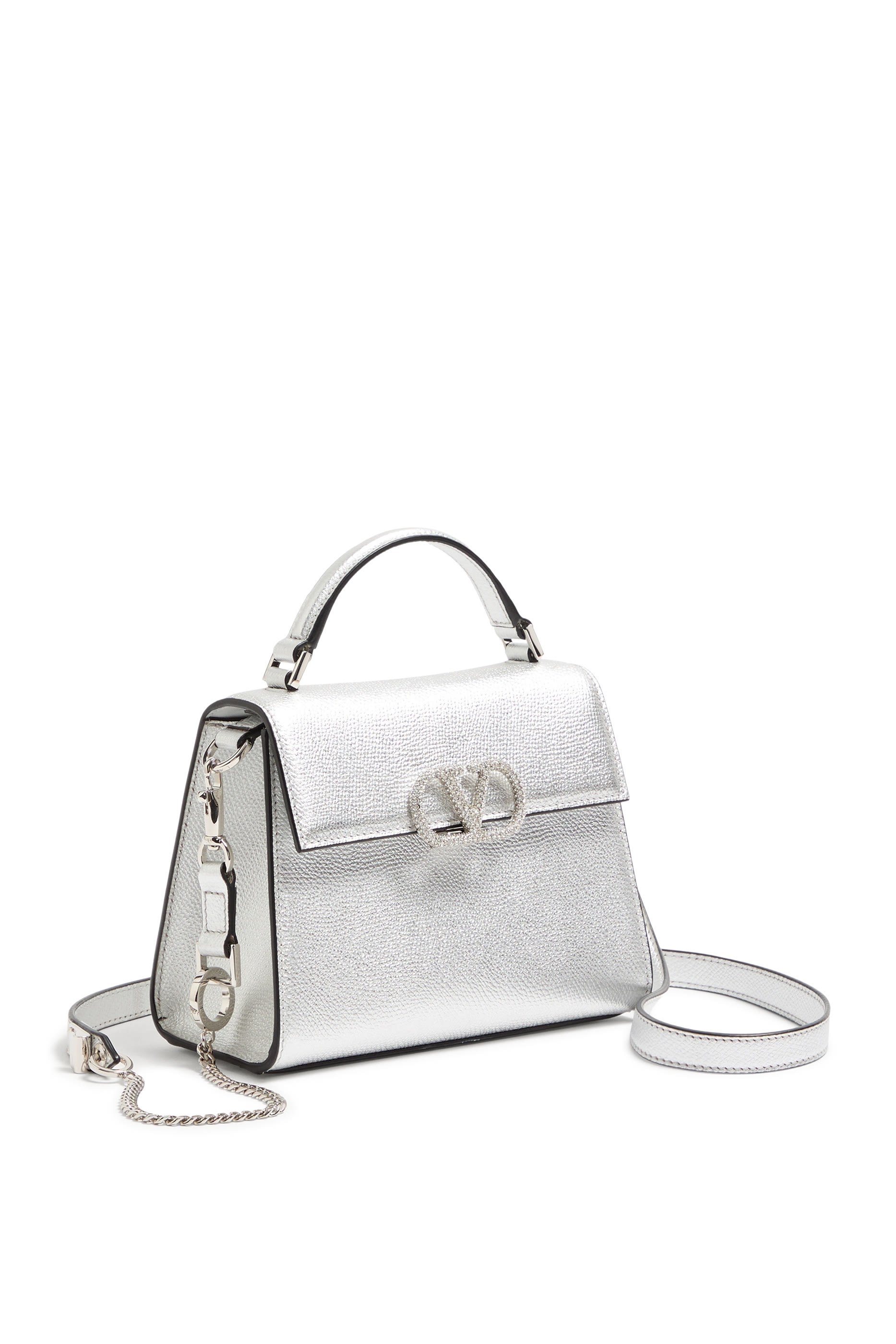VLogo Crystal Mini Top-Handle Bag