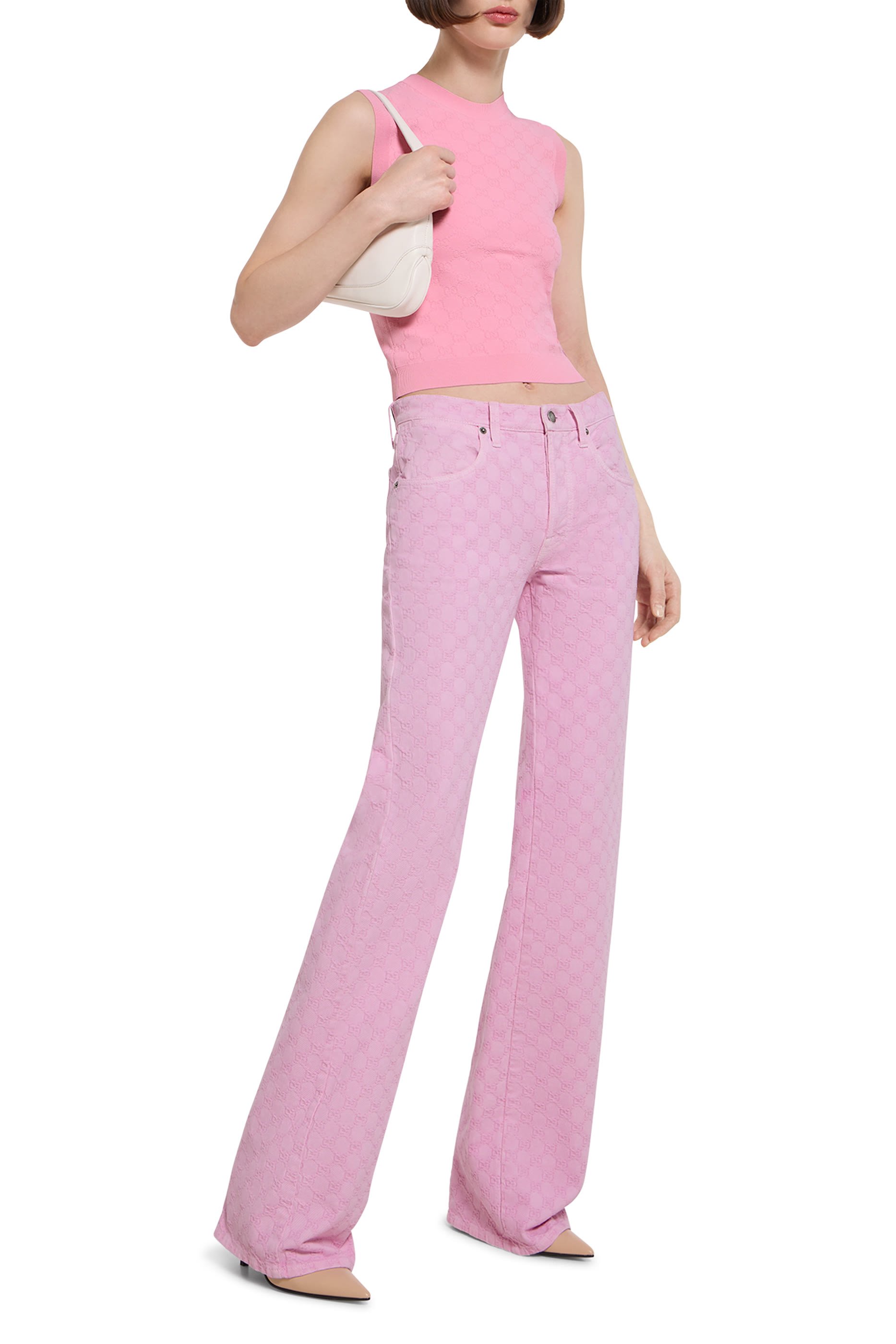 GG Fine Fabric Jacquard Vest 