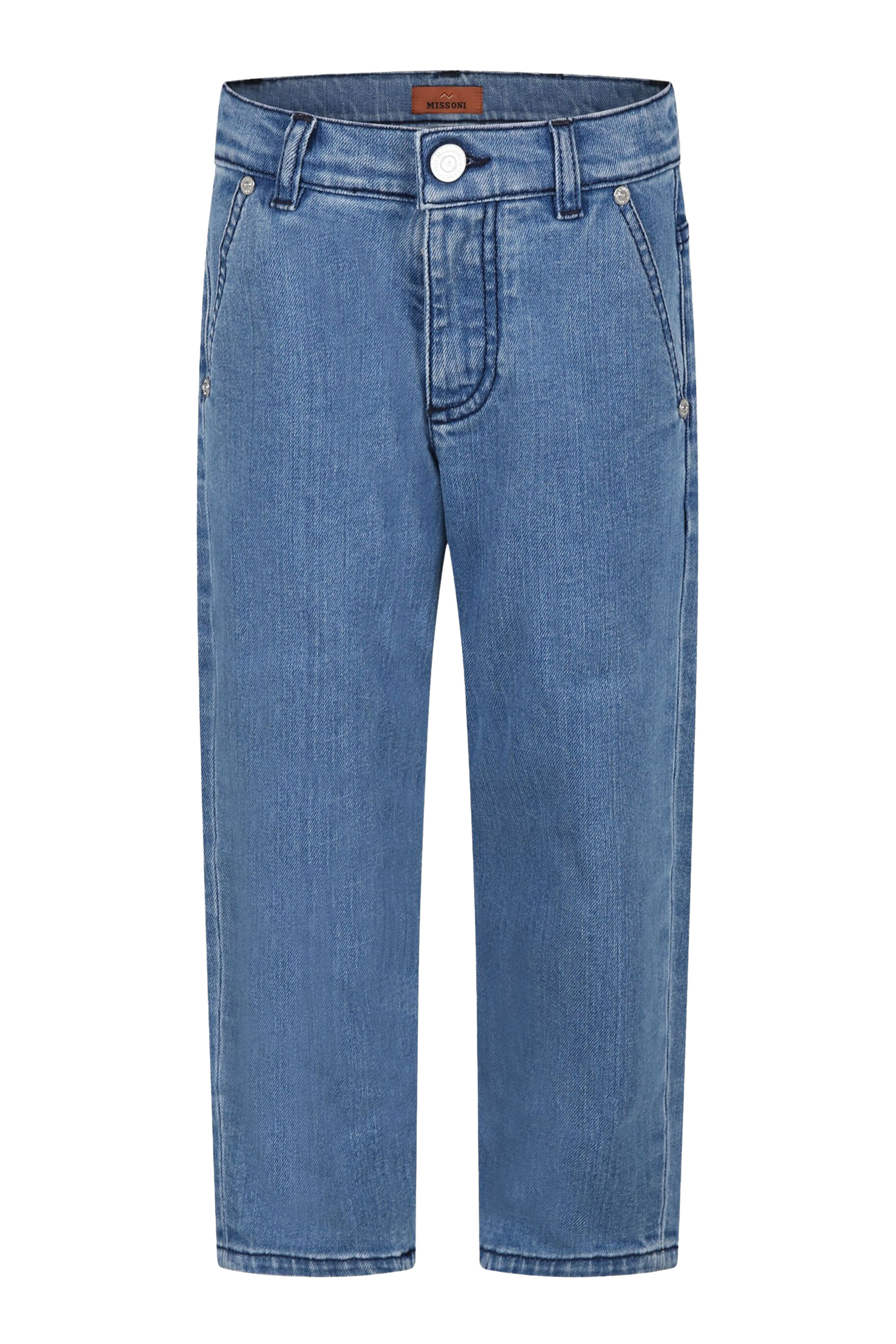 Kids Chevron Pattern Jeans