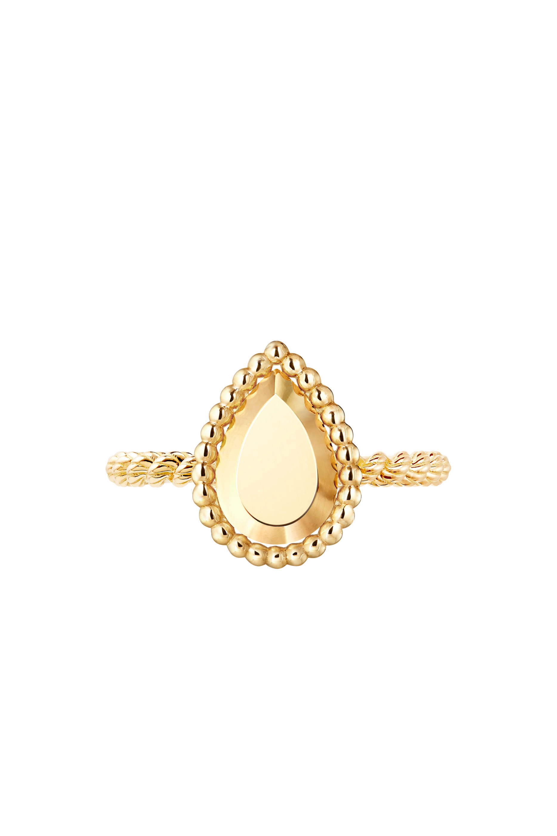 Serpent Boh&egrave;me S Motif Ring, 18K Yellow Gold
