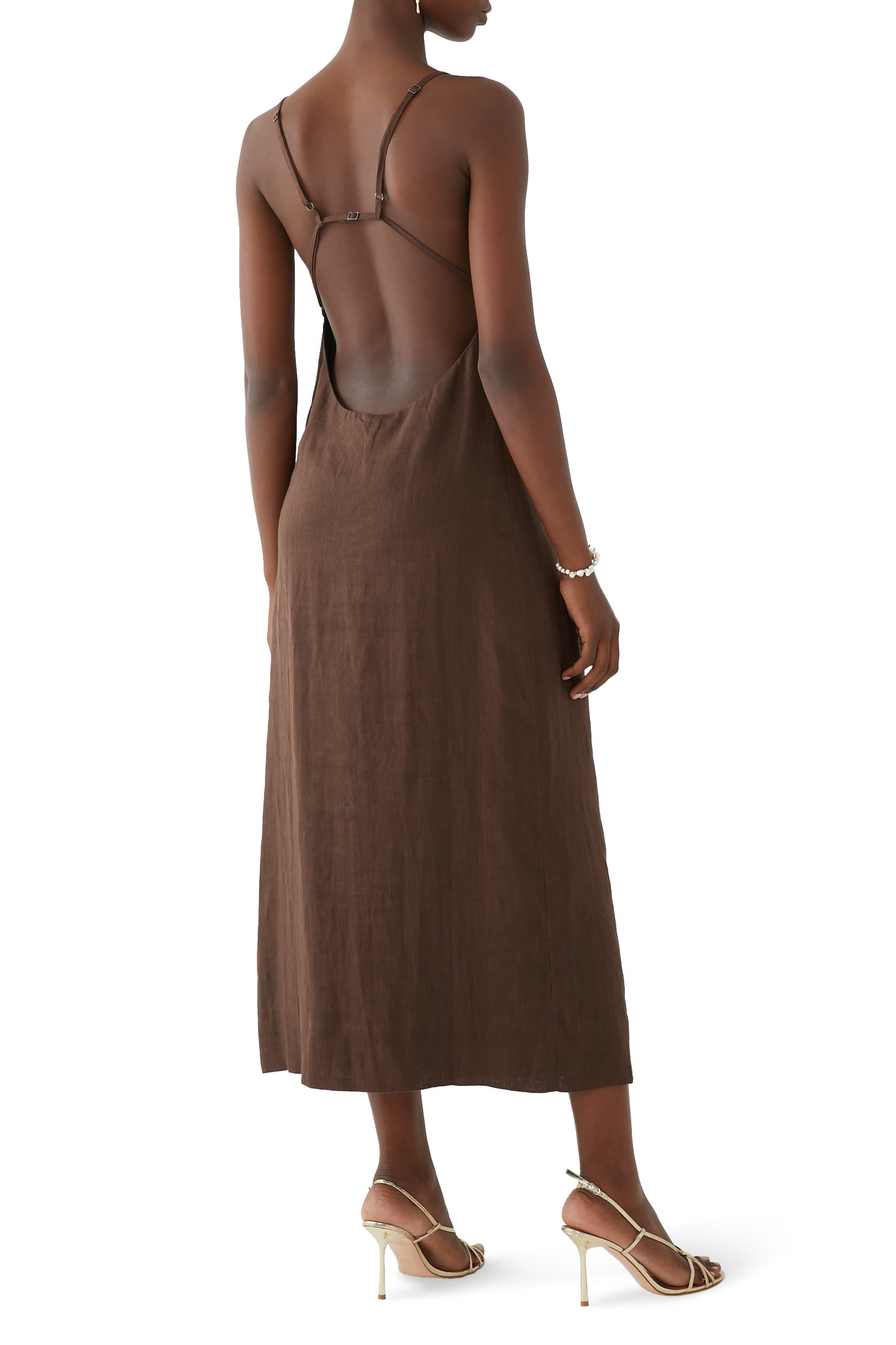 Malu Linen Midi Dress