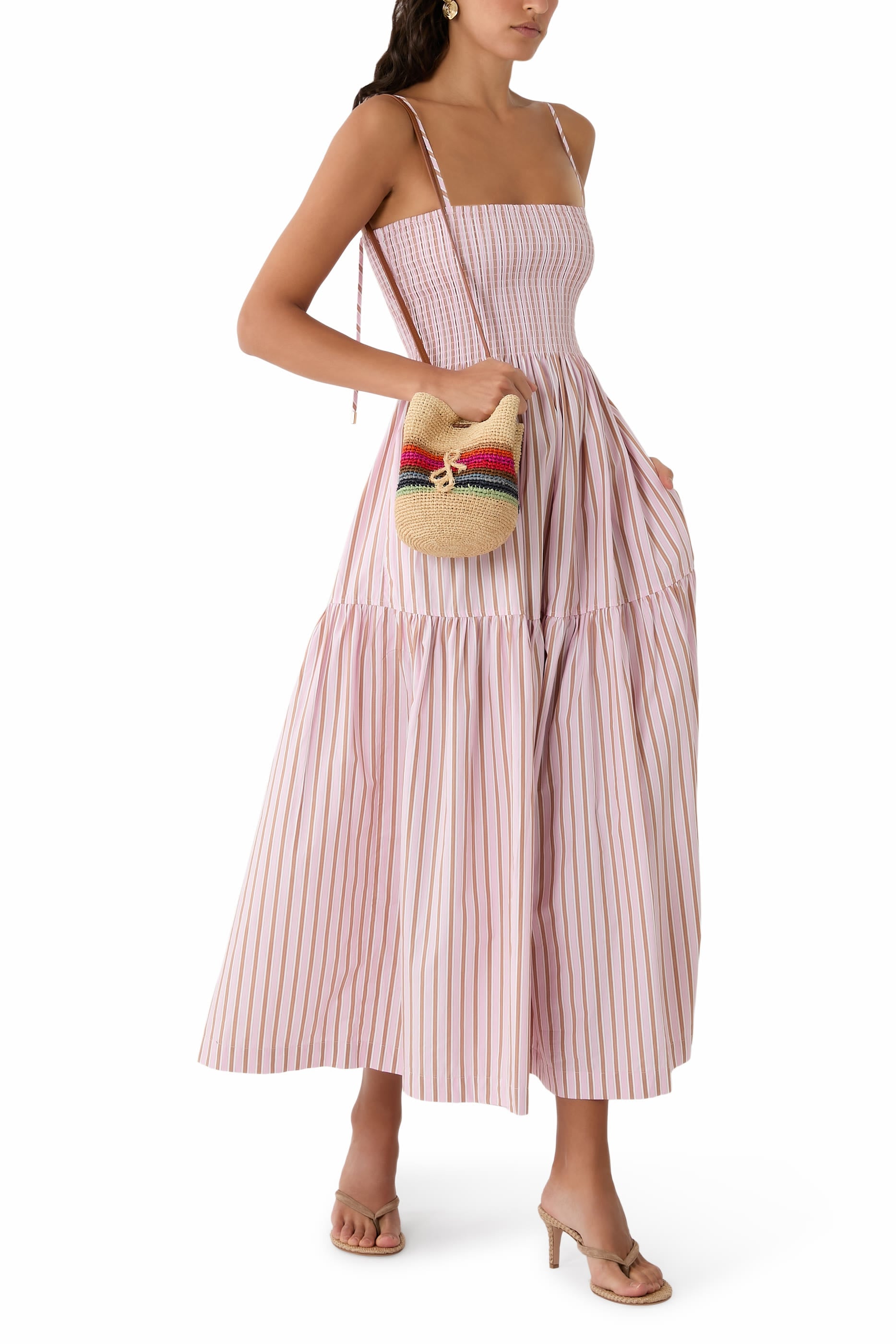 Tramonti Smocked Dress