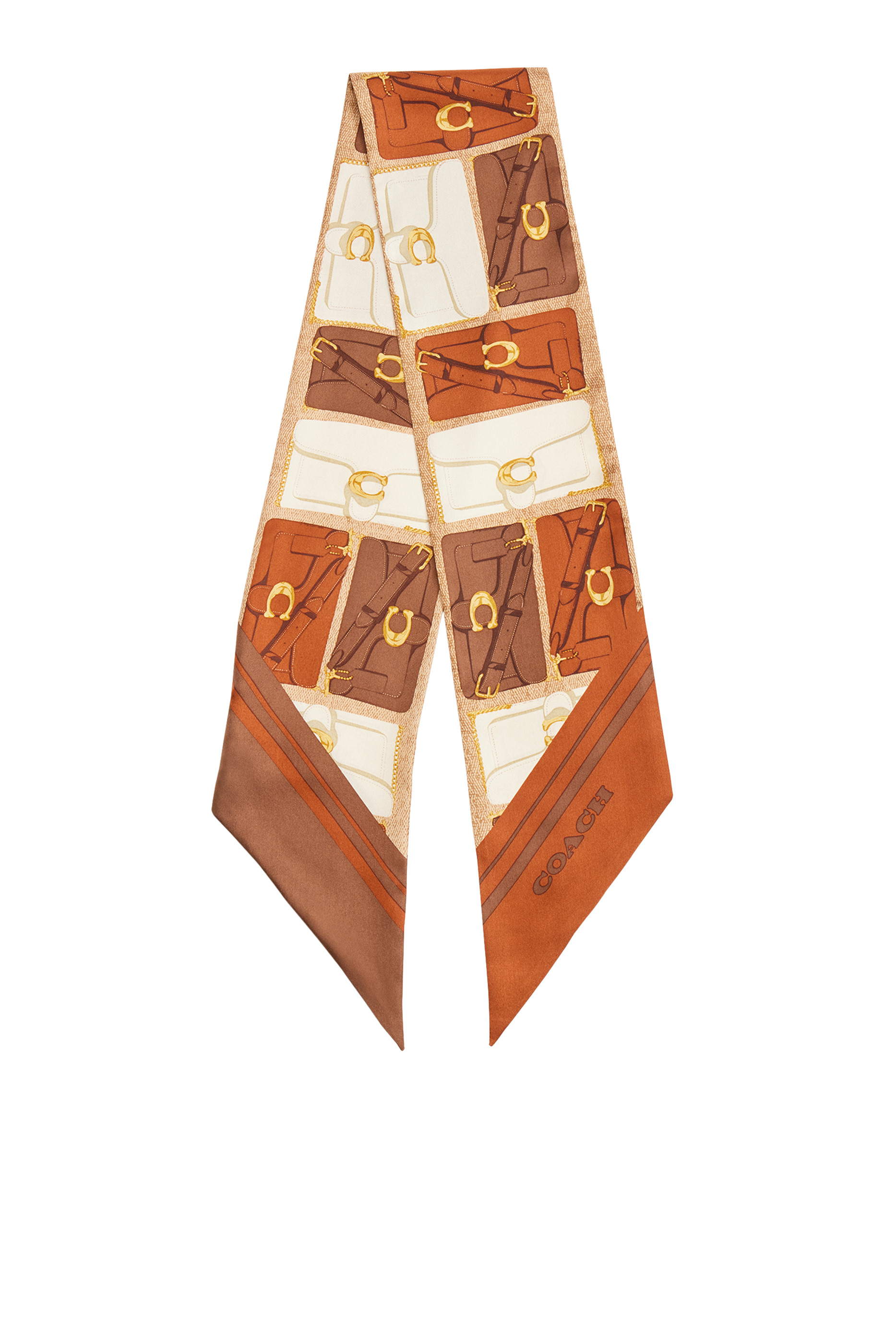 Tabby Printed Skinny Scarf