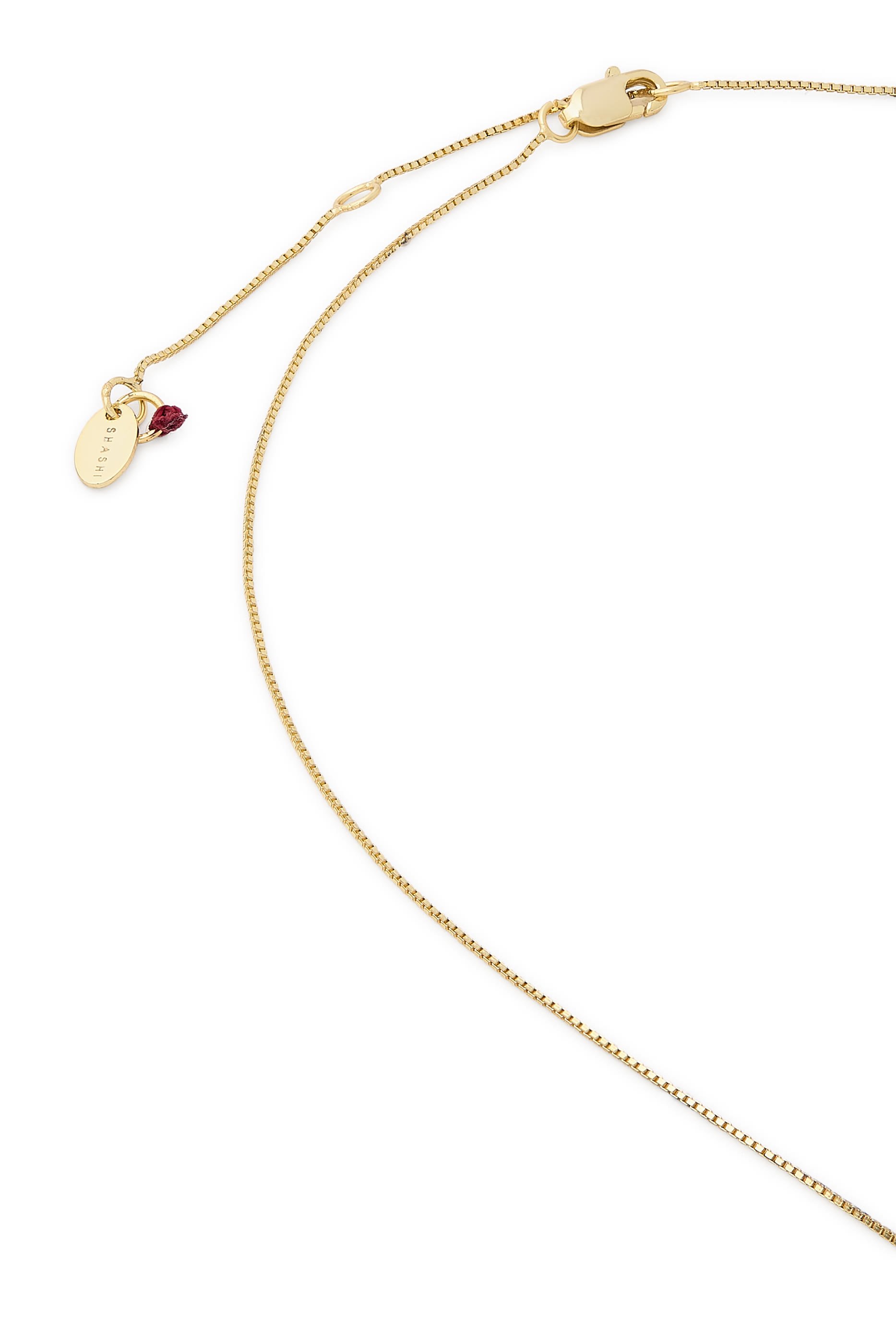 Emerald Baguette Necklace