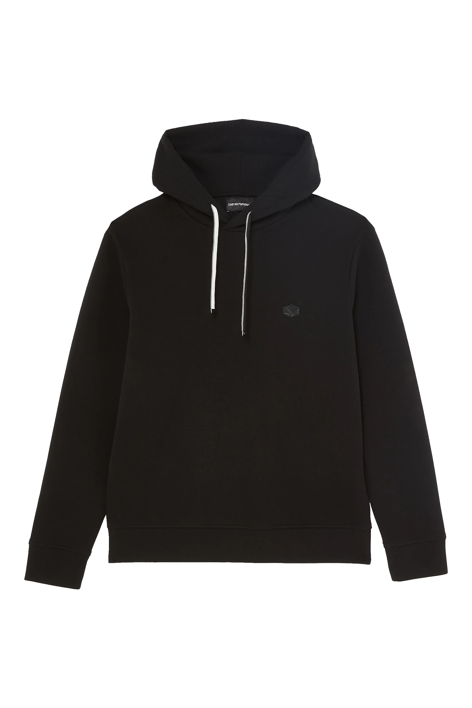 Micro Logo Patch Hooded Sweatshirt
