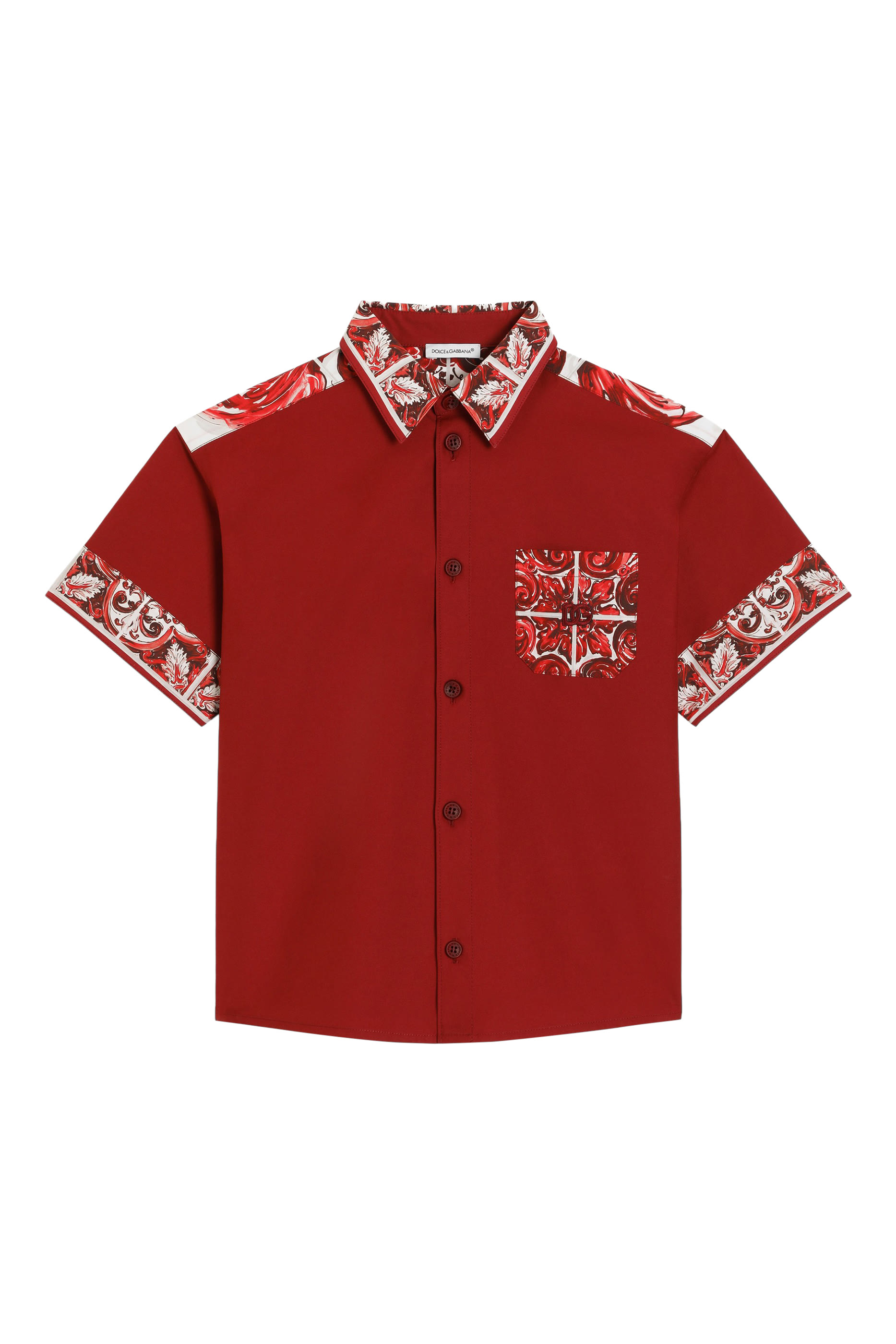 Kids Majolica-Print Shirt