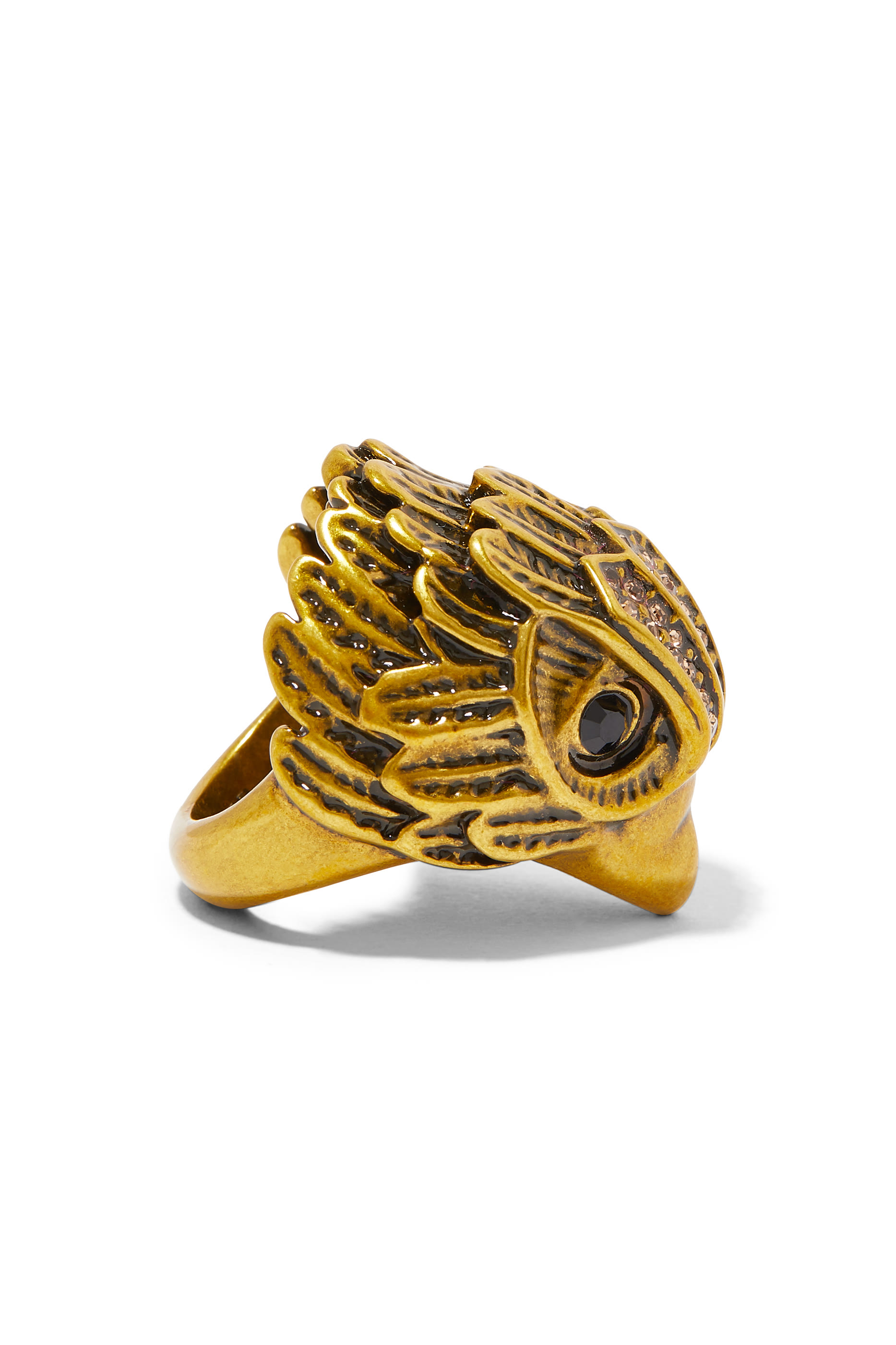 Chunky Eagle XL Cocktail Ring, Brass