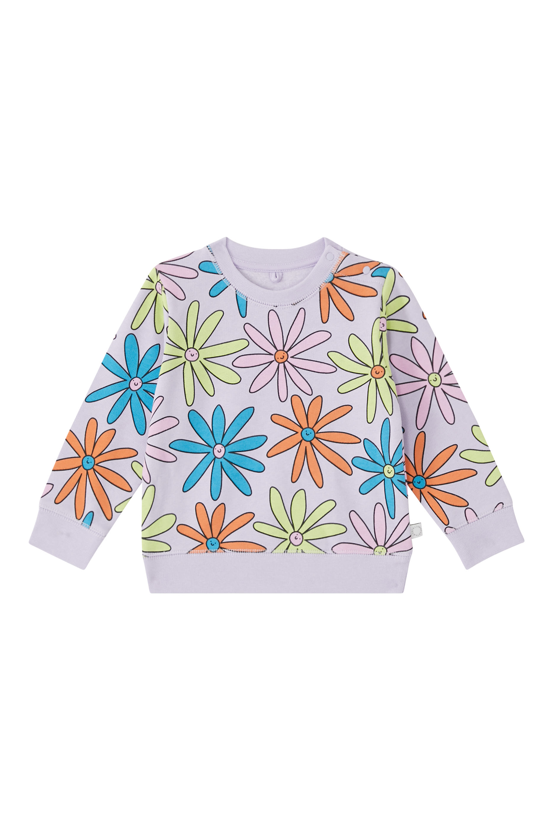 Kids Flower Print Sweatshirt