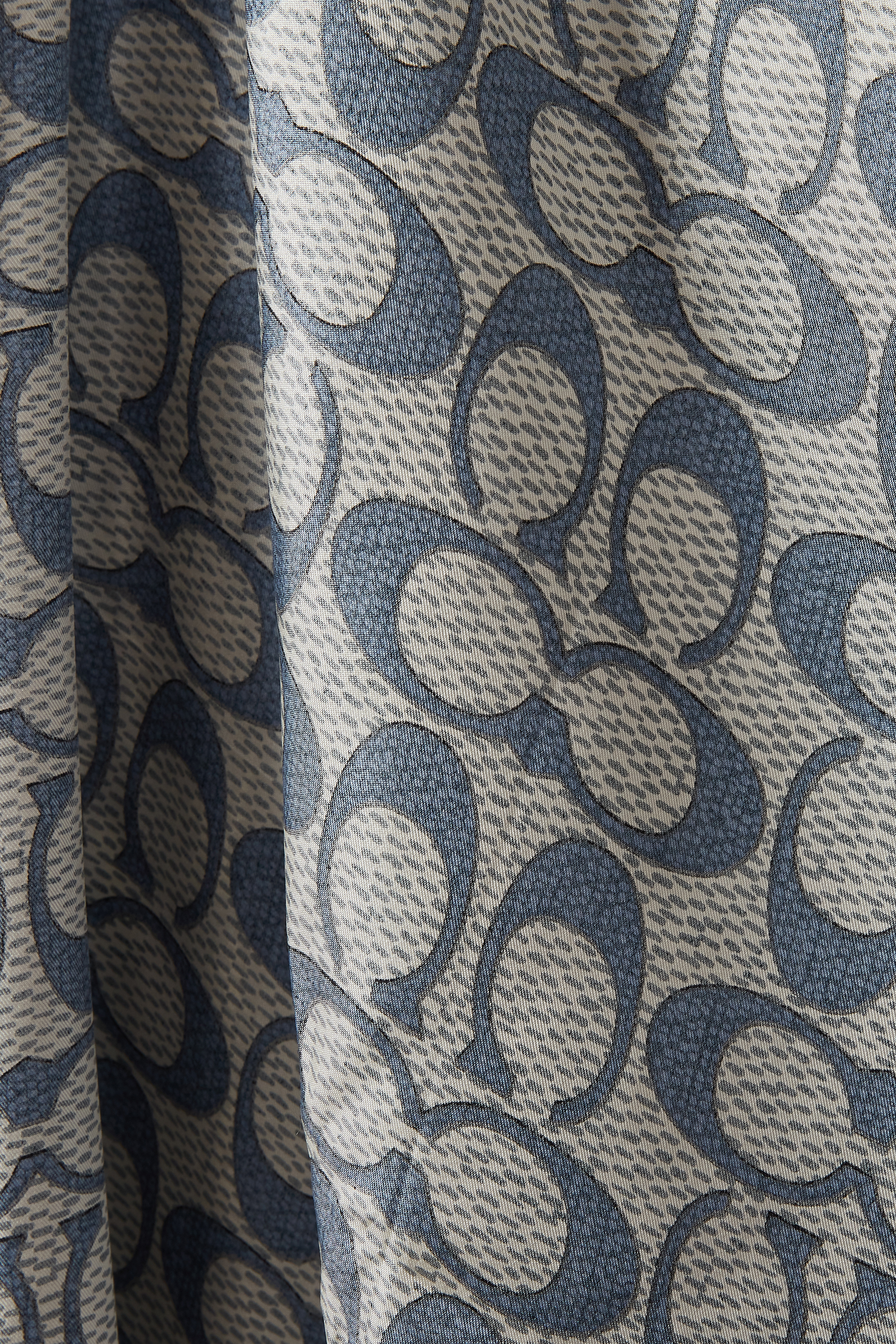 Vintage Signature Print Silk Scarf