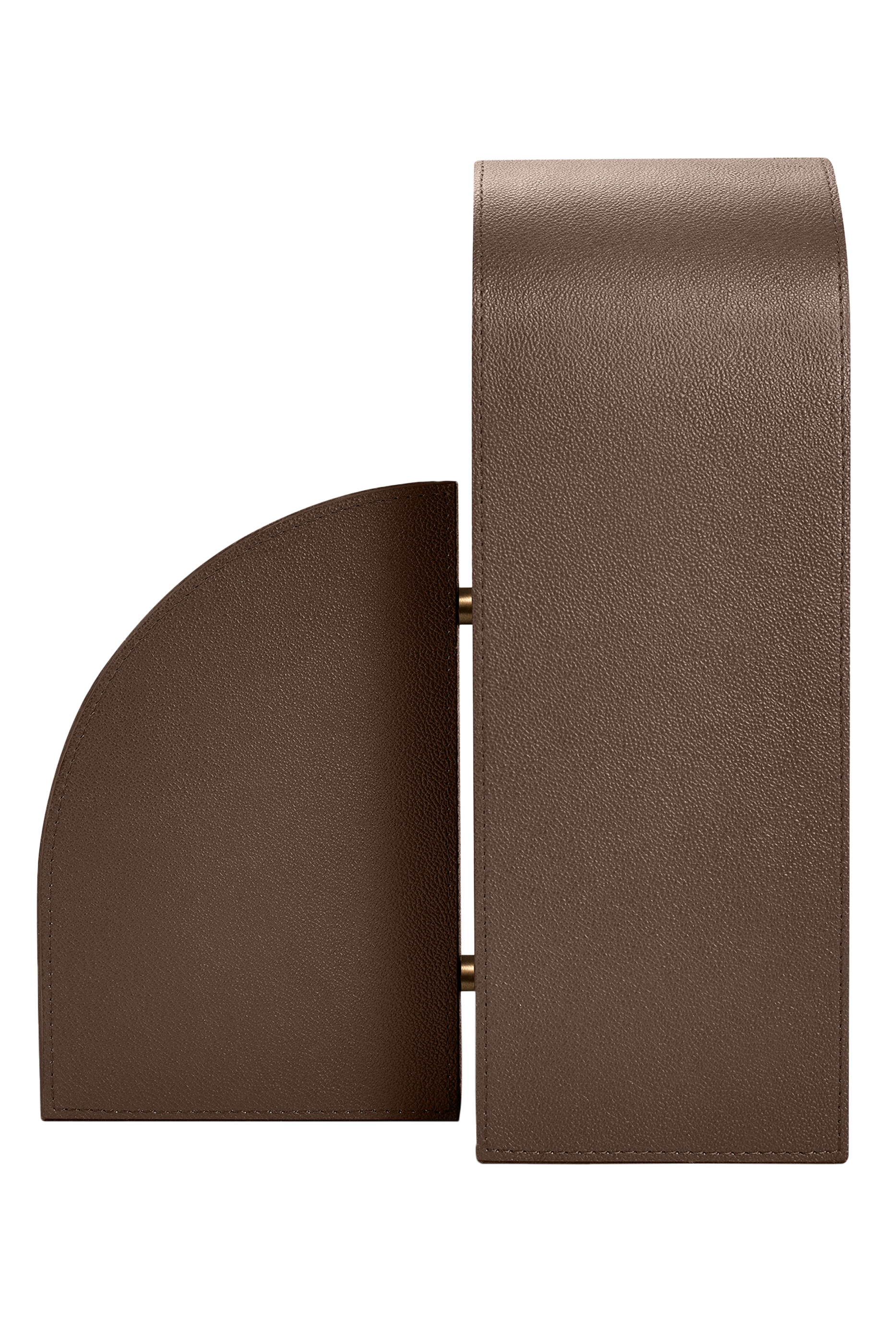 Cubist Bookend Brown – Left