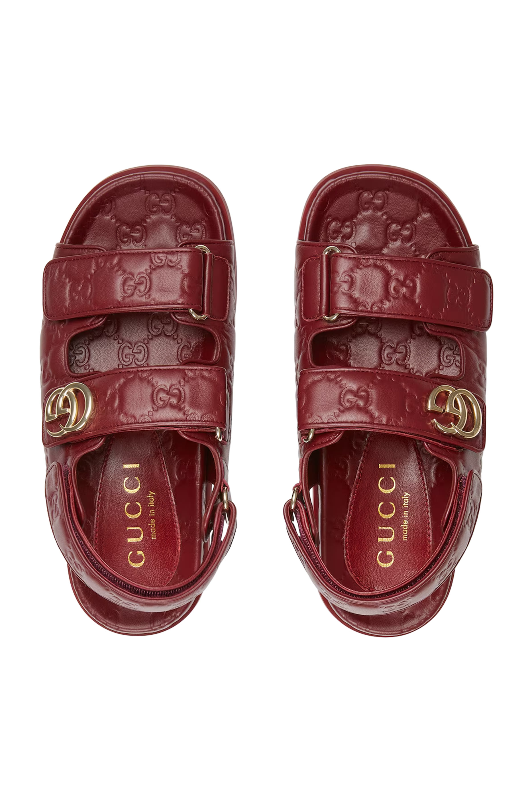 Double G Leather Sandals