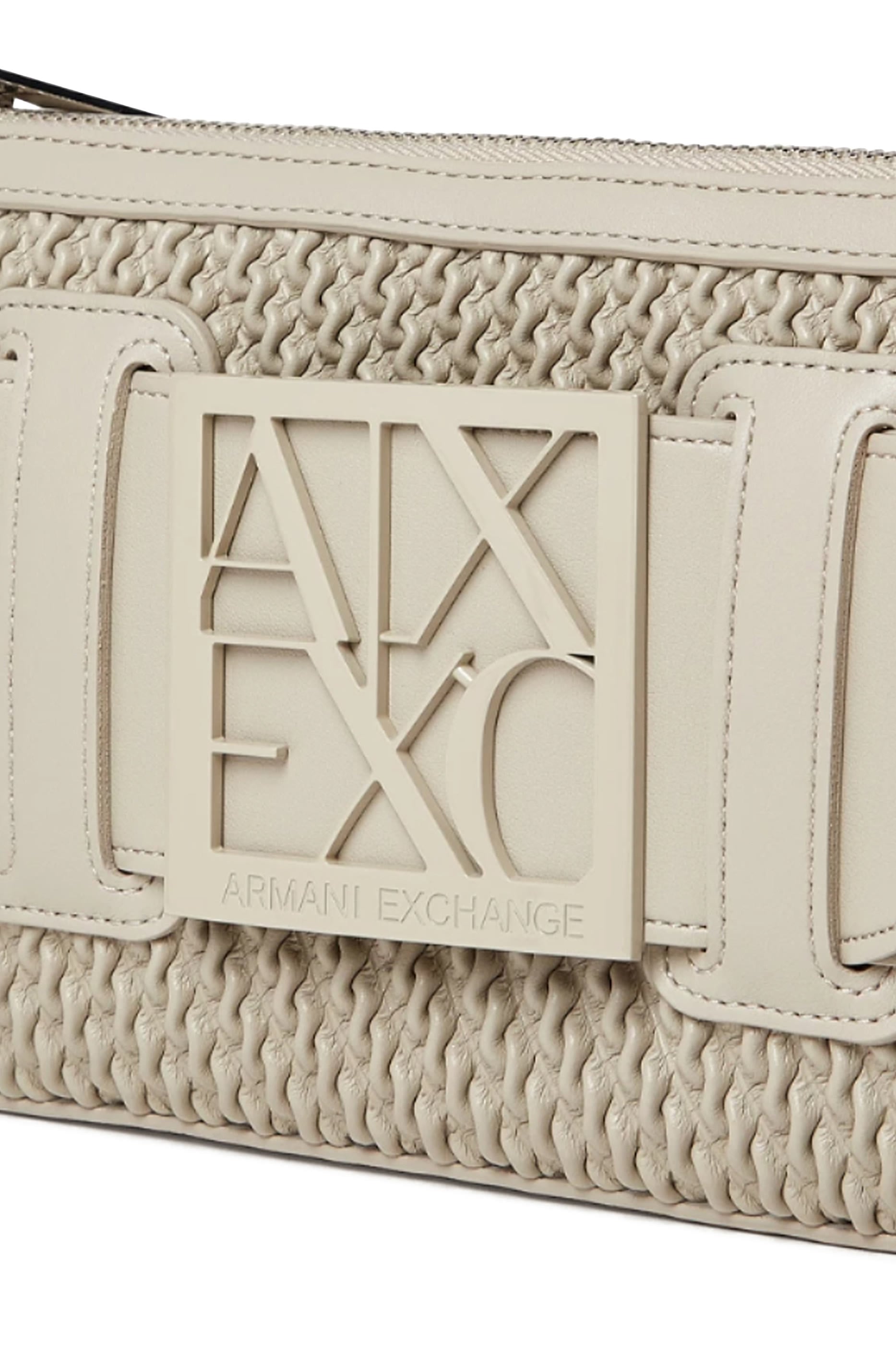 Logo Embossed Finish Shoulder Bag