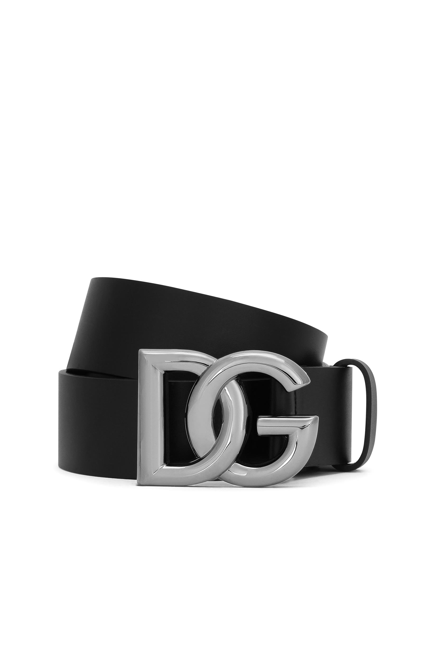 Leather Belt with DG Logo