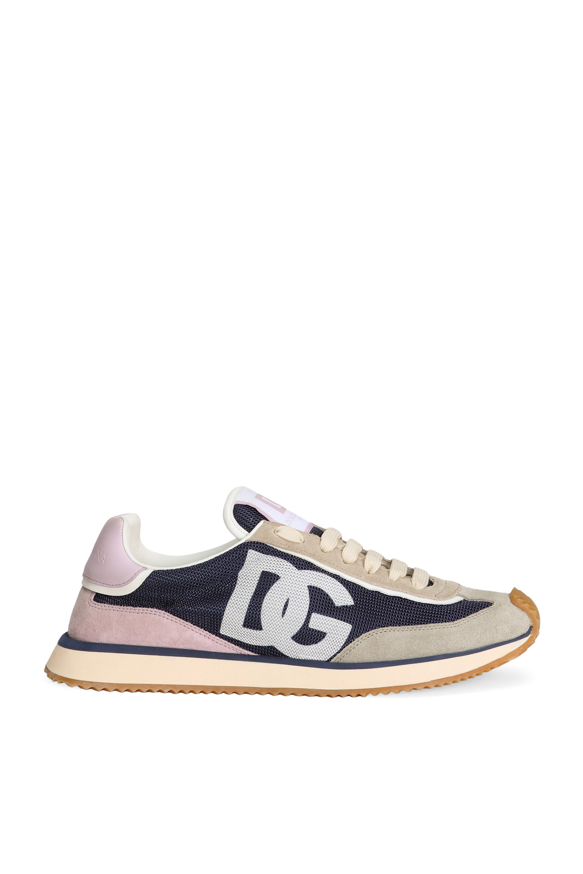 Mixed-Material DG Cushion Sneakers