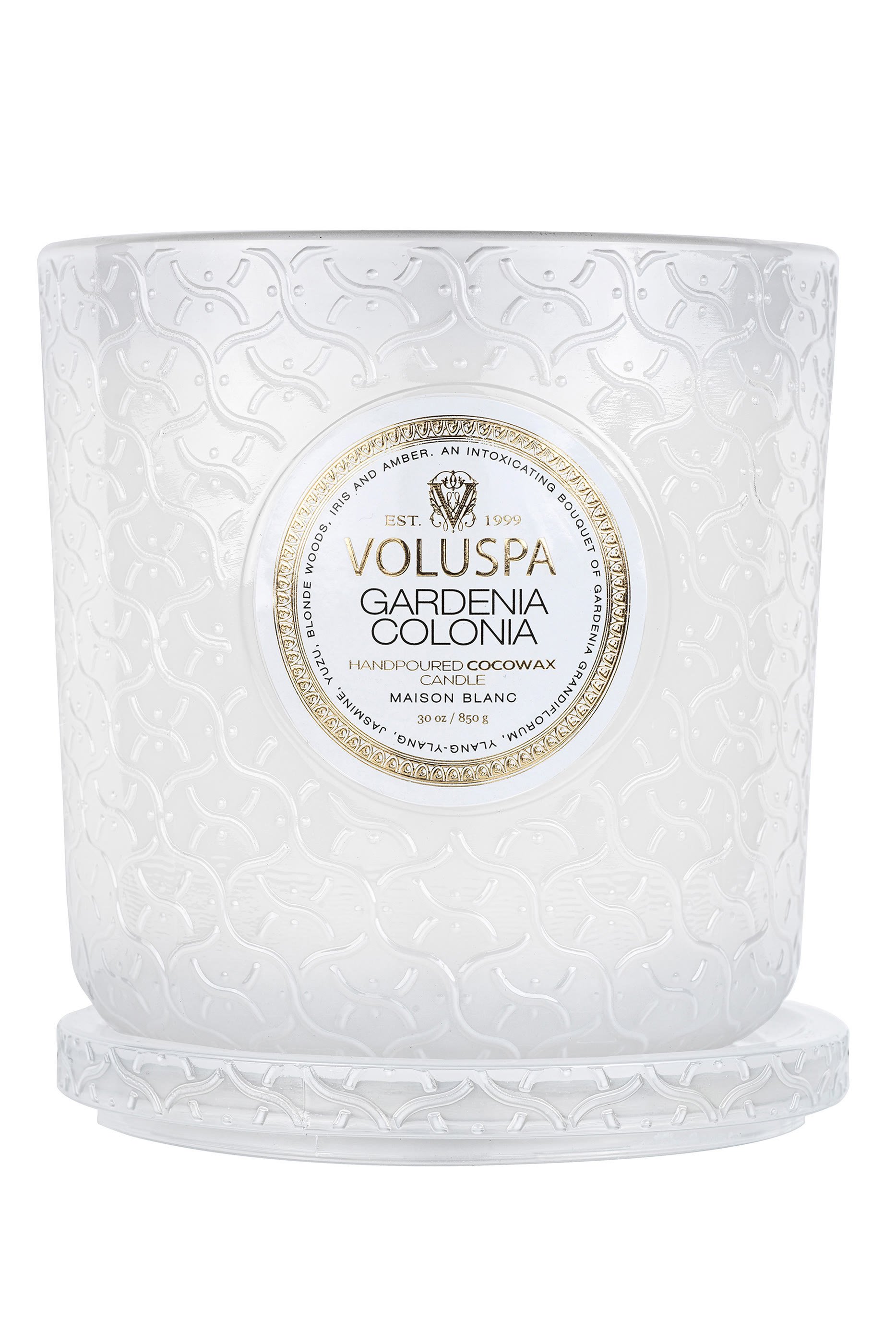 Gardenia Colonia Luxe Candle