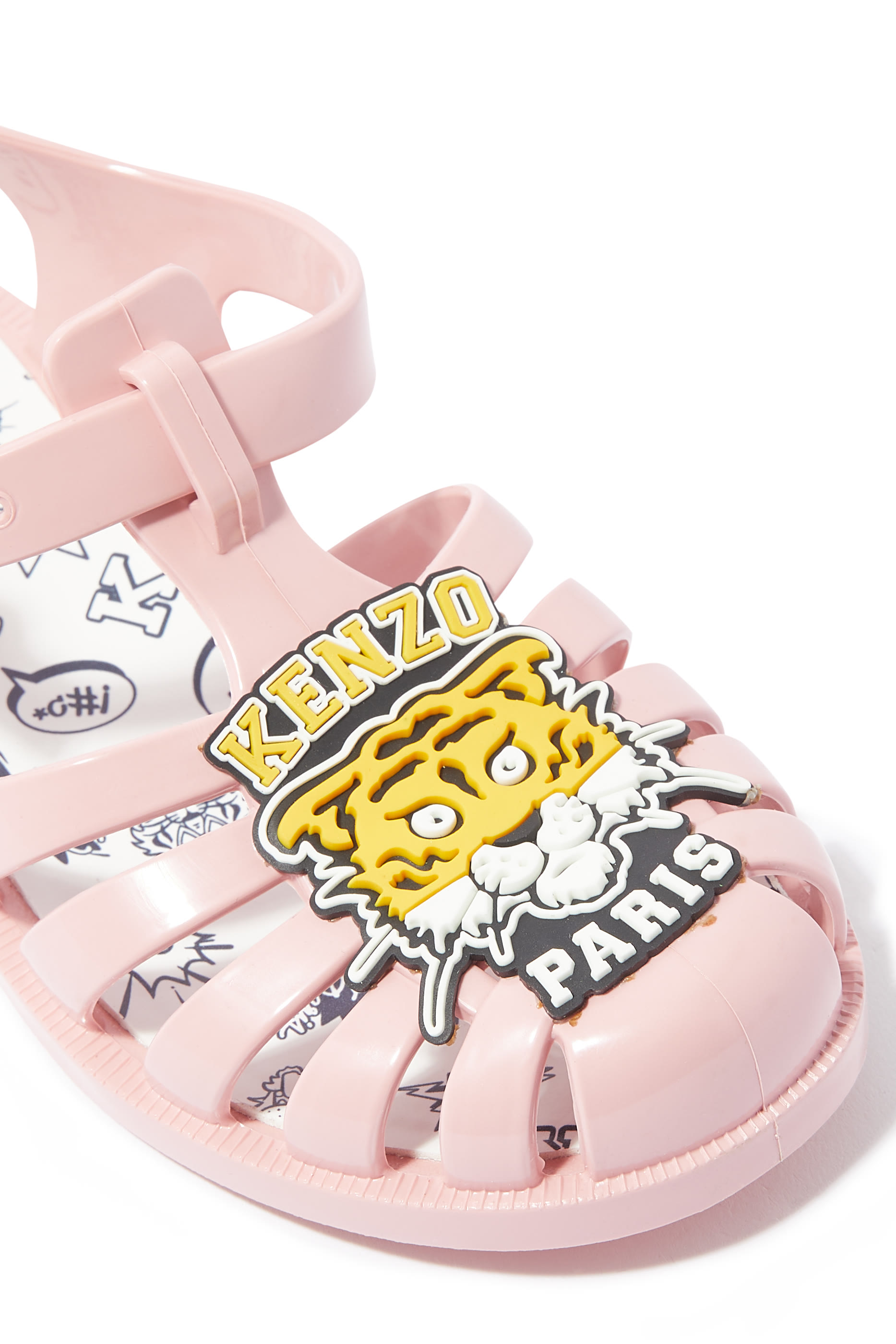 Kids Tiger Buckled Sandals
