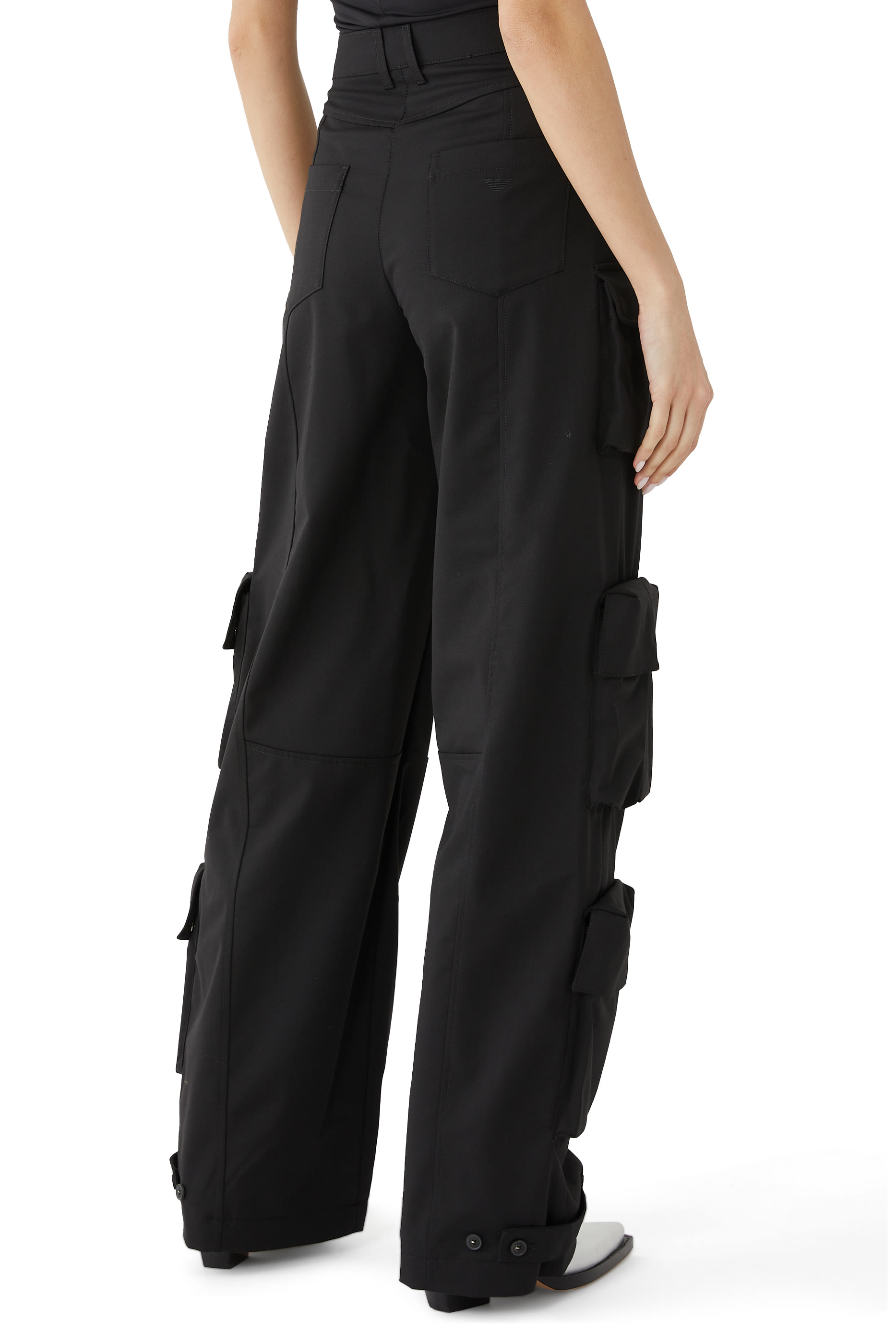 Sustainable Capsule Wide Leg Cargo Pants
