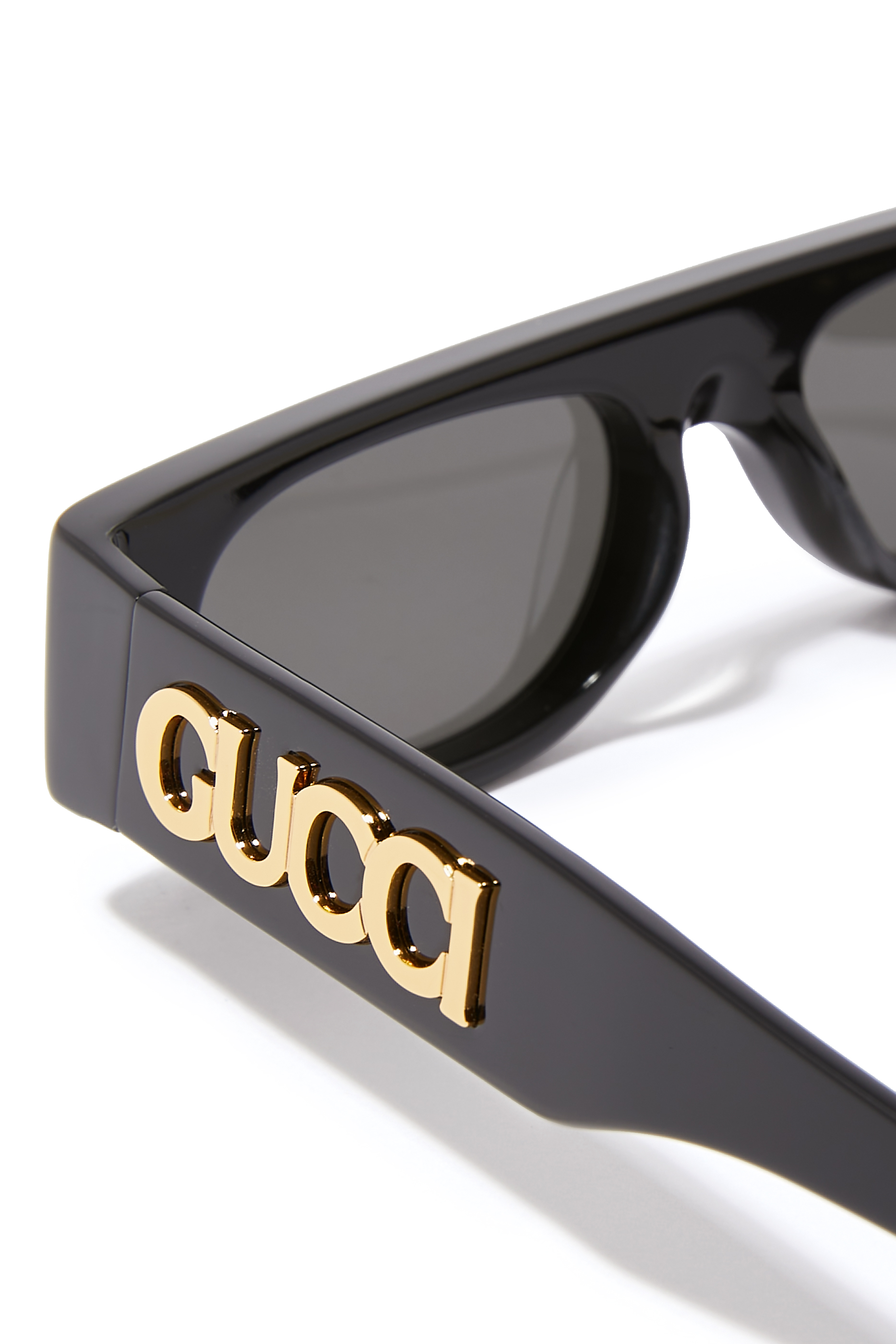 Geometric Shaped Acetate Sunglasses