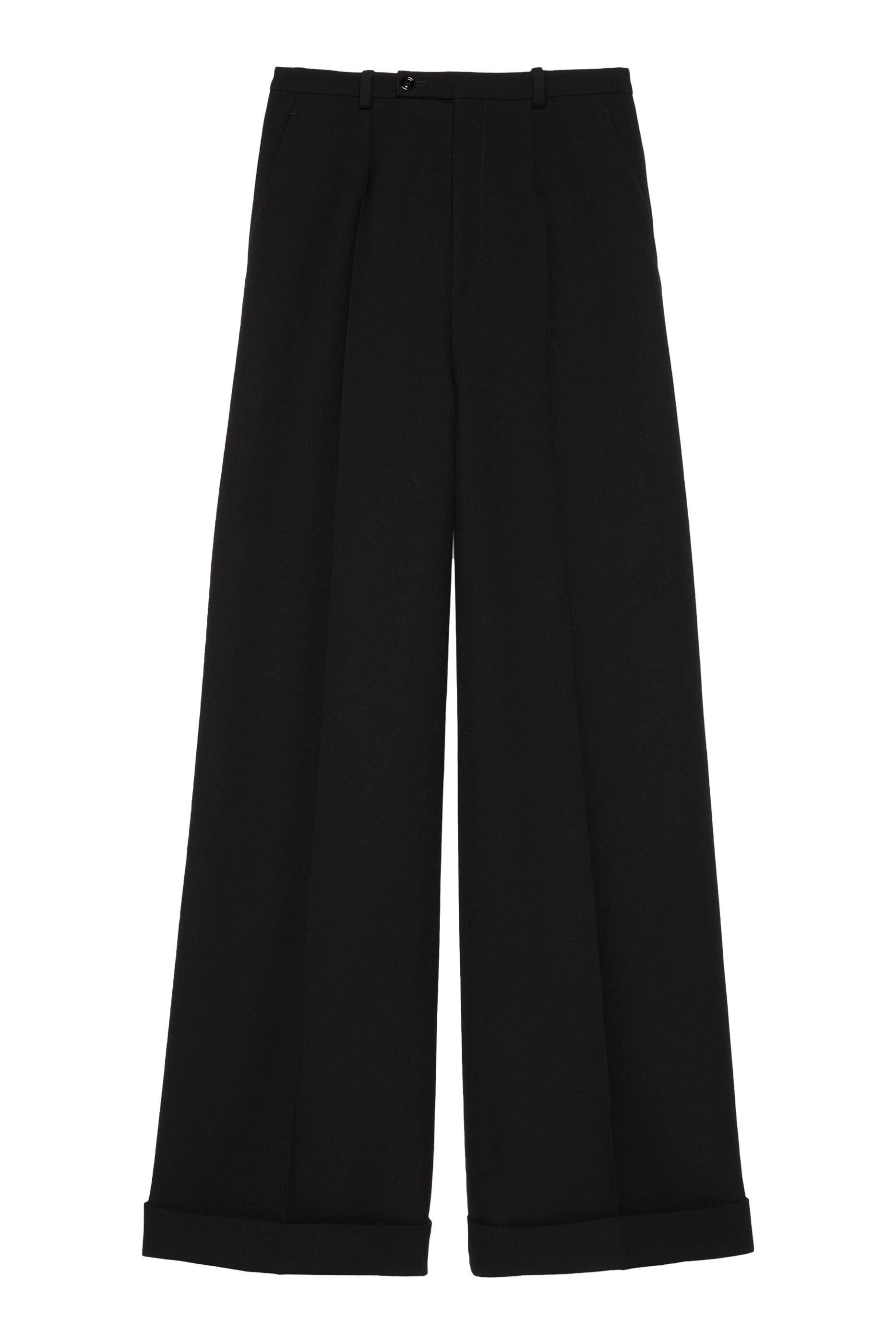 Pleated Wool Pants