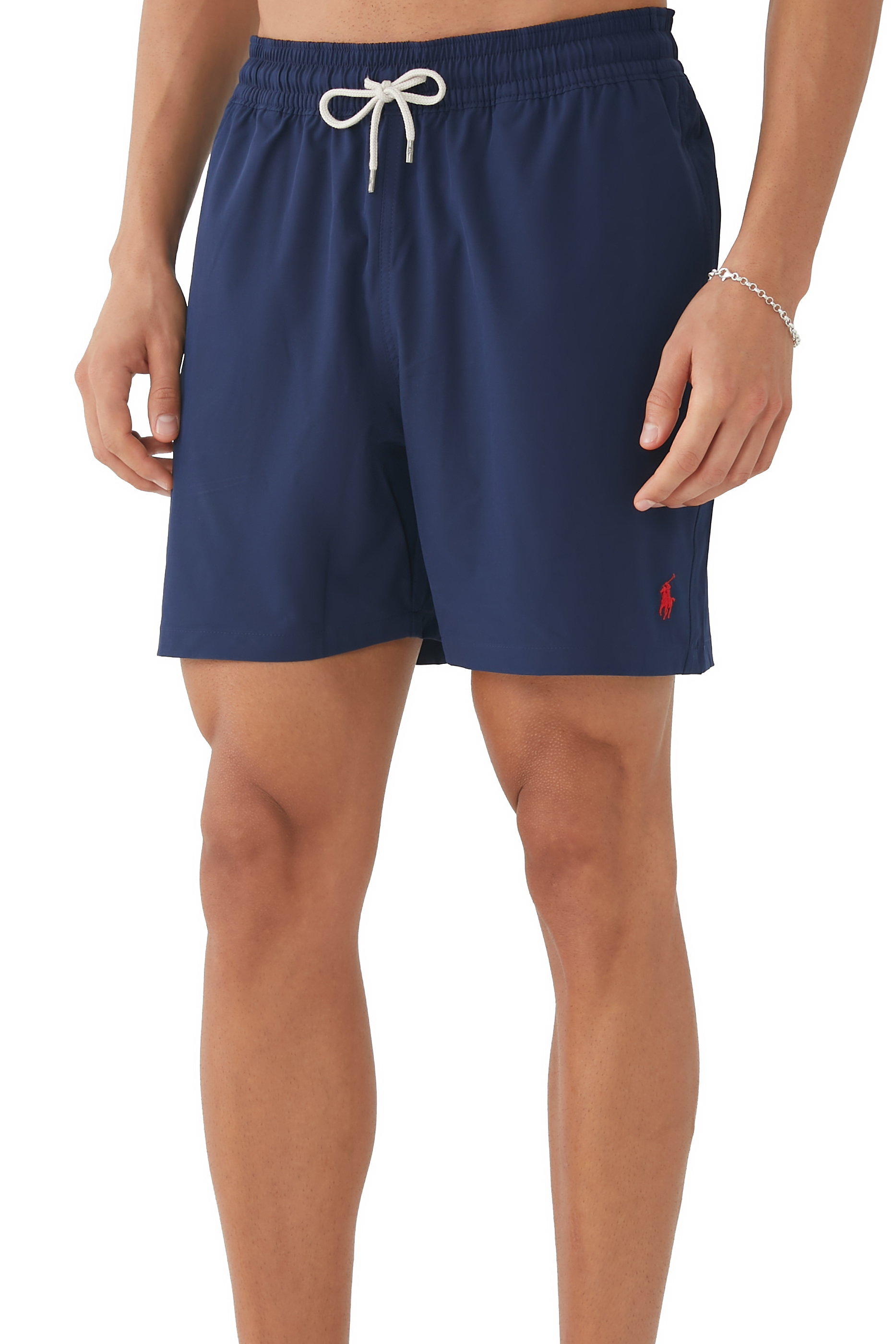 Pony-Embroidered Swim Shorts