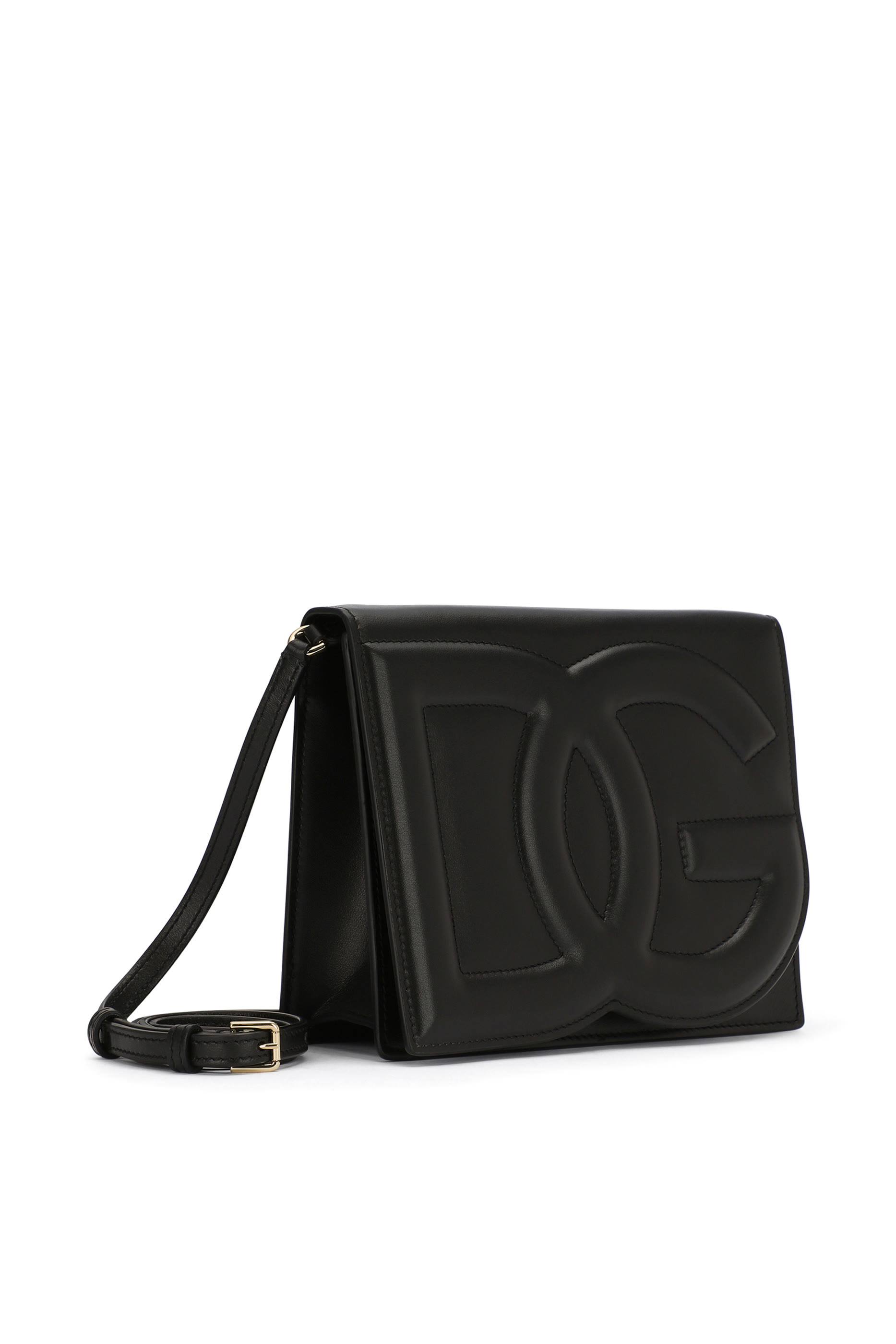 Calfskin DG Logo Crossbody Bag