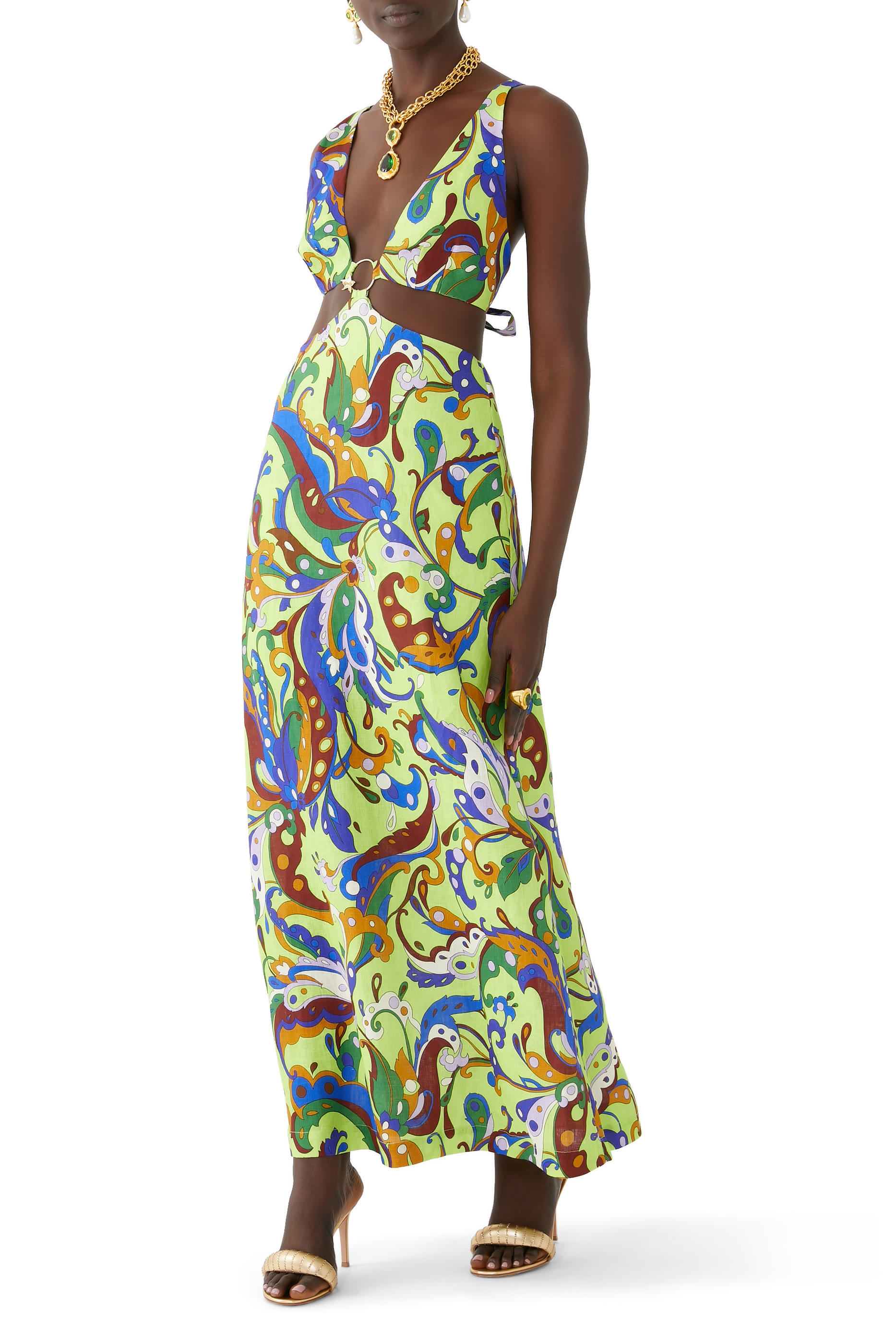 Yvette Cut-Out Midi Dress