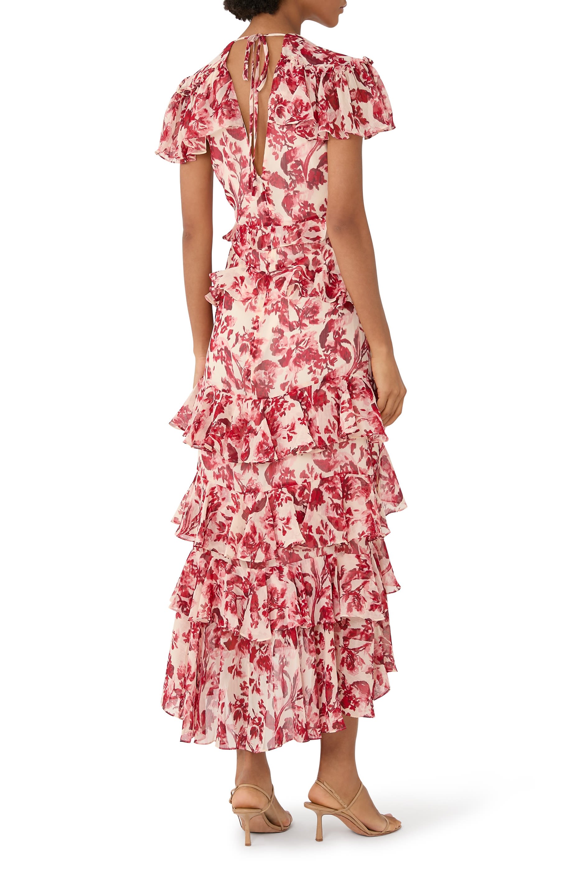 Floral Ribbons Tatum Dress