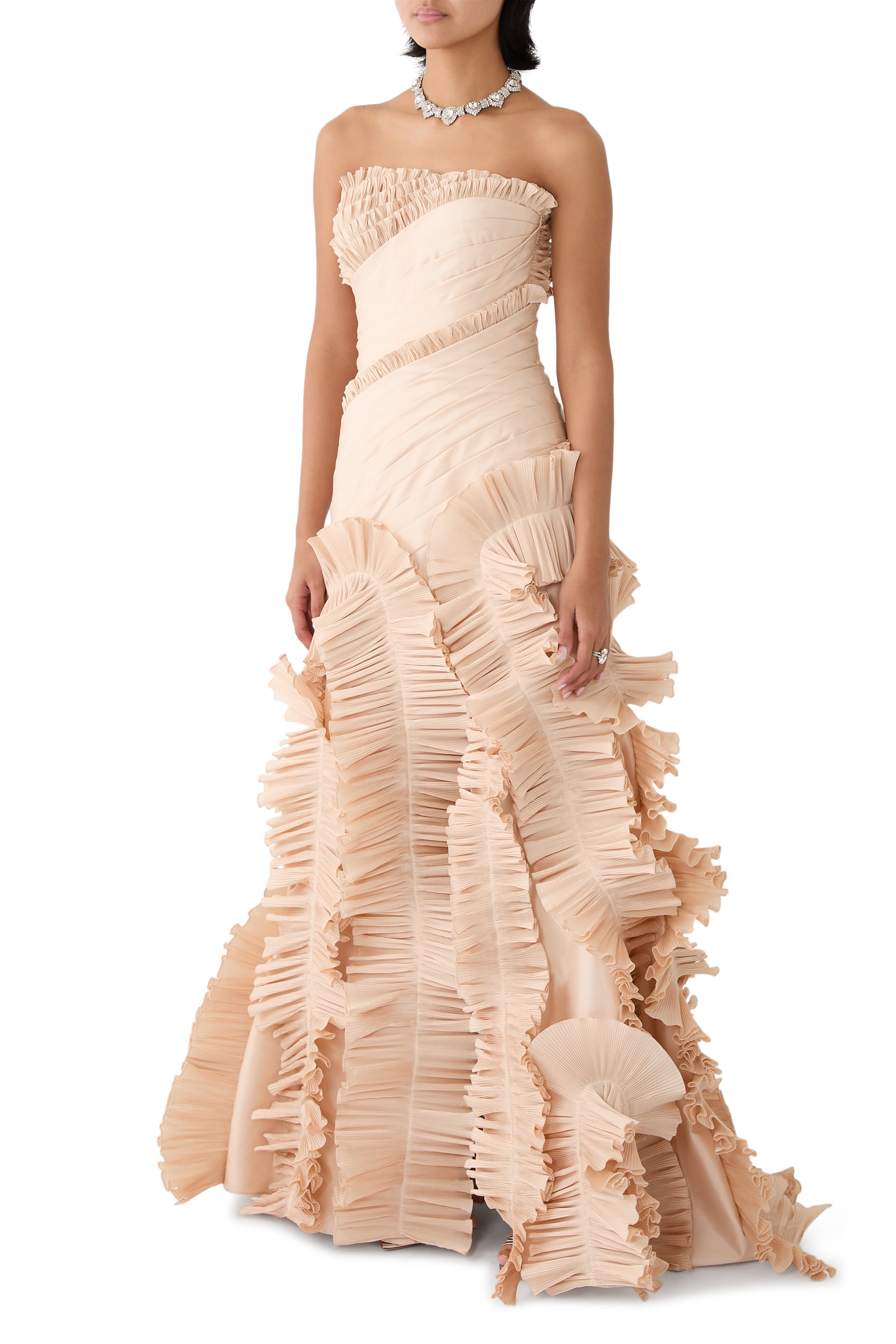 Samantha Ruffle Gown