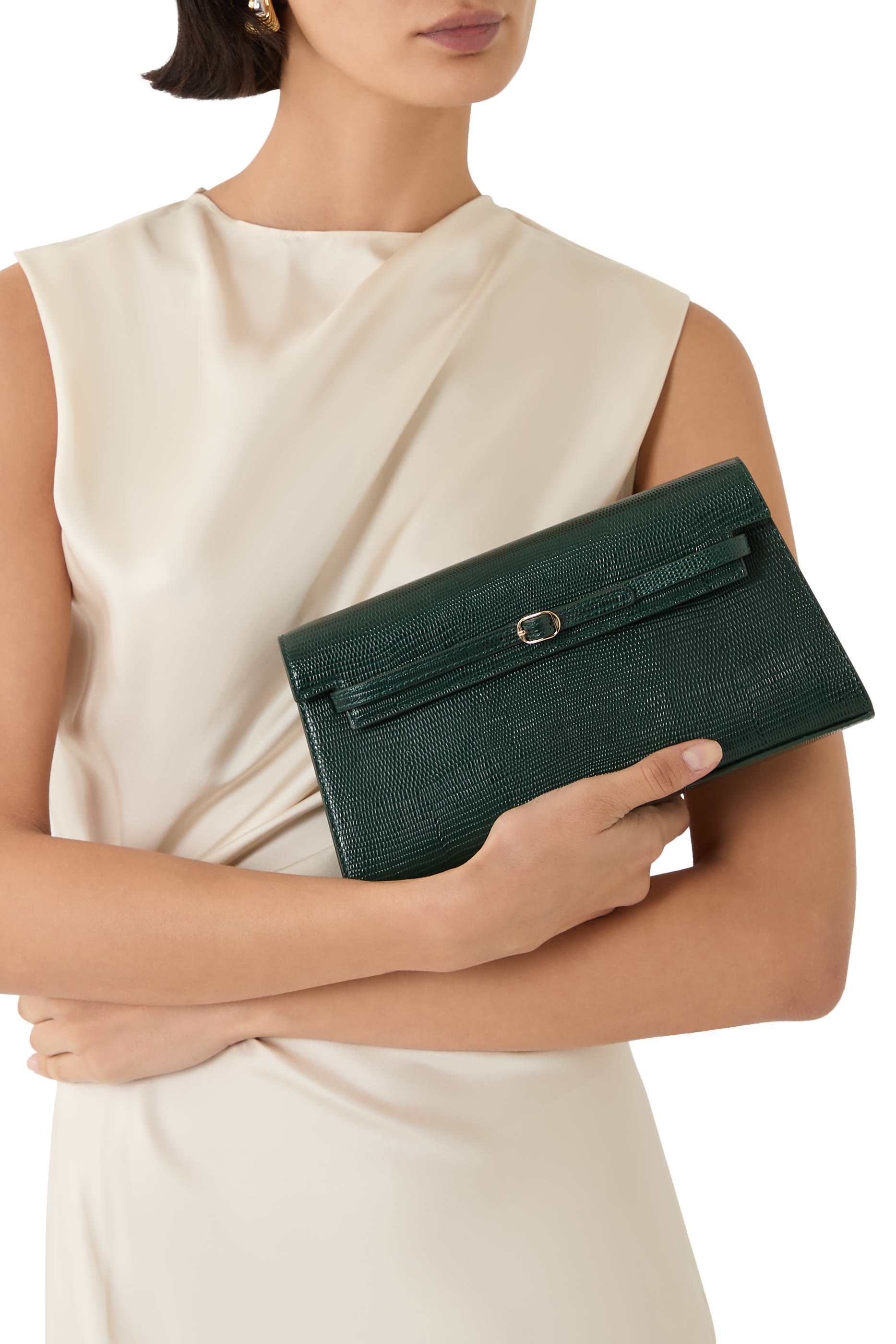 Emerald Lizard Shoulder Bag – Limited Edition