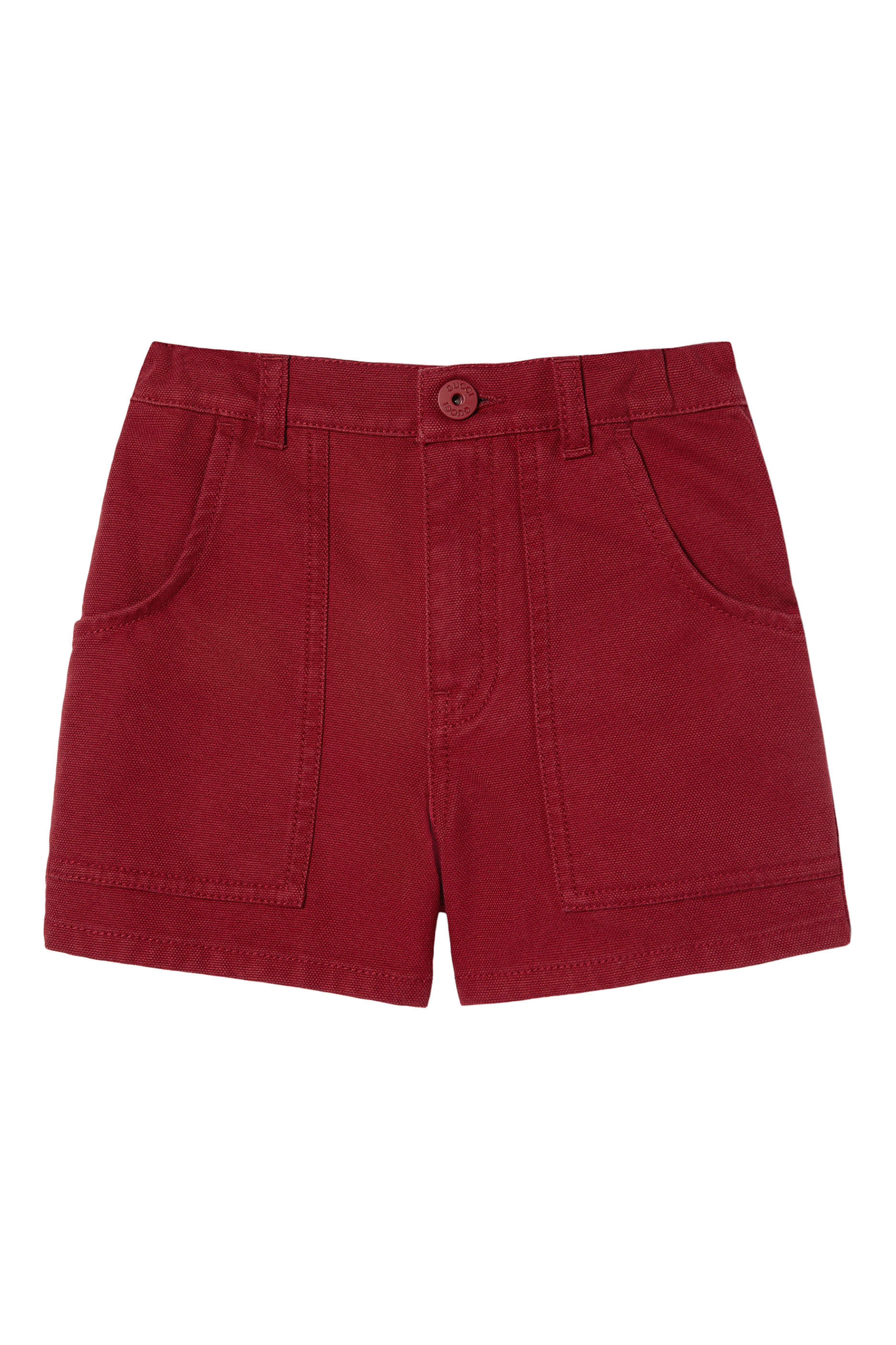 Kids Cotton Canvas Shorts 