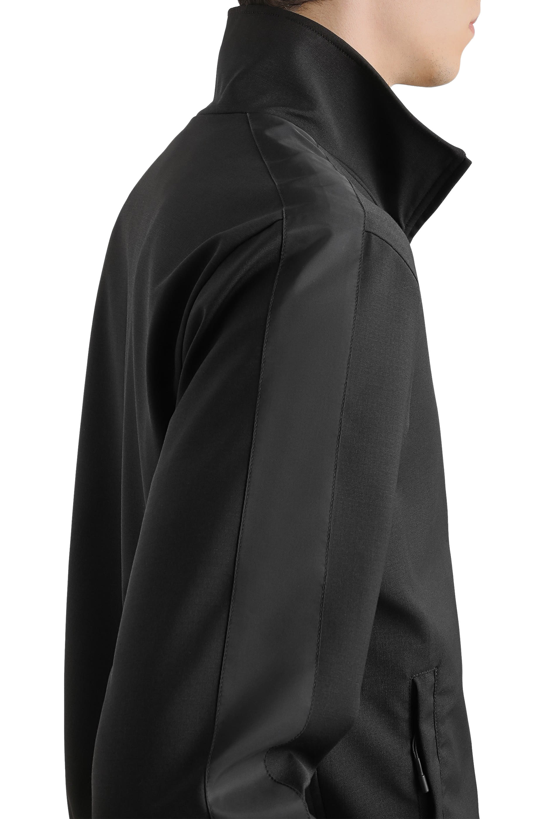 Logo Tag Technical Jersey Sweatshirt