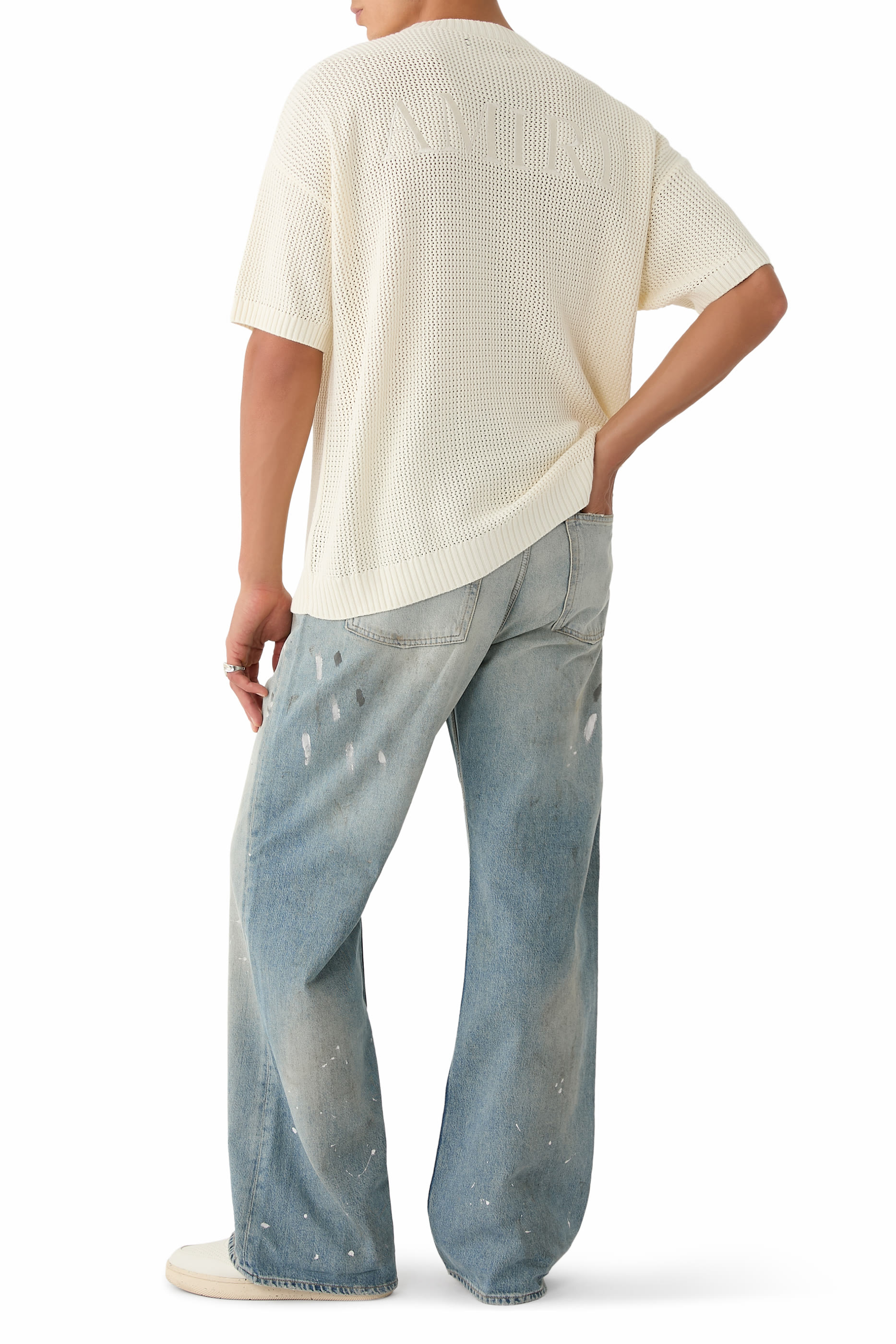 Crochet Mesh T-Shirt