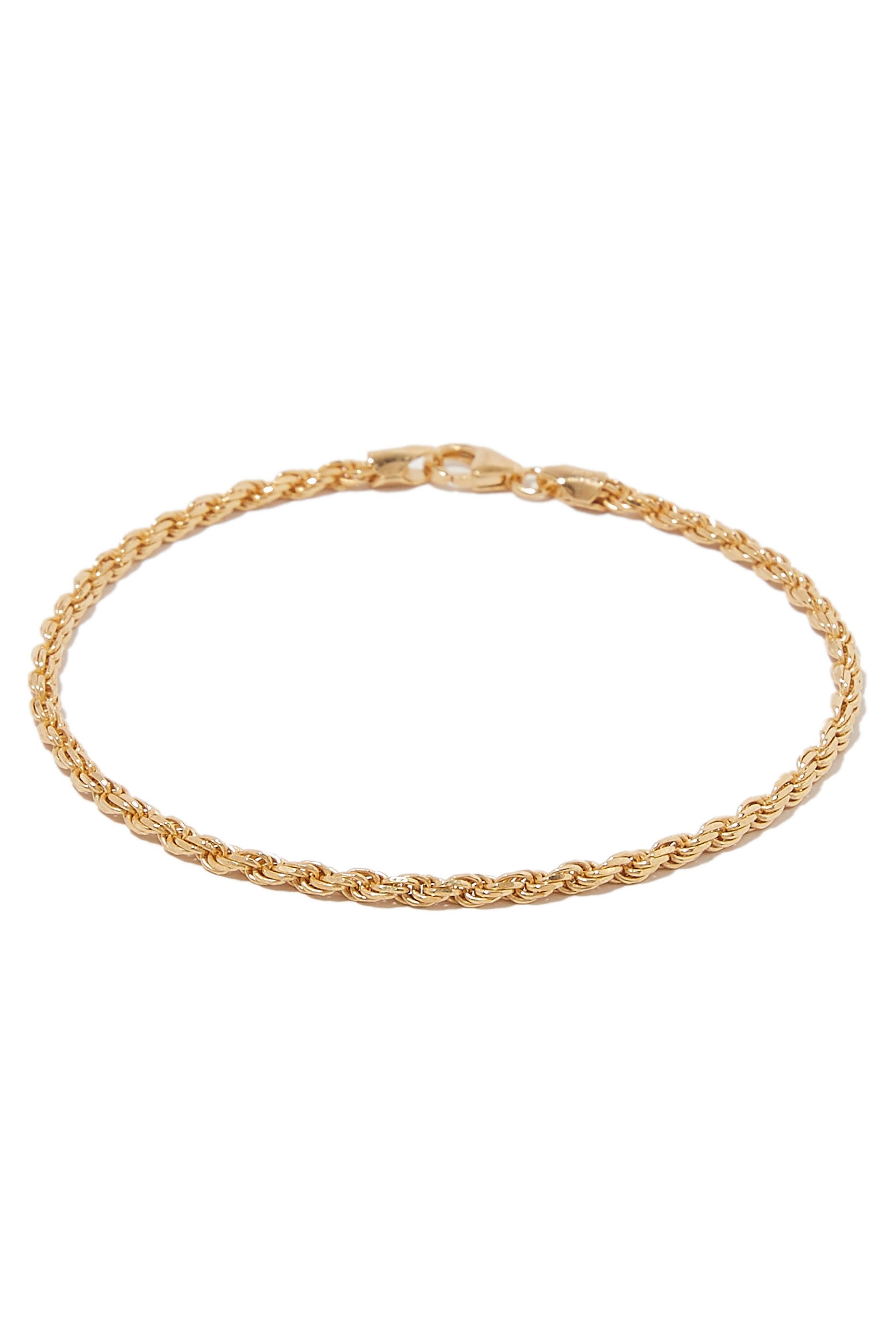 Rope Chain Bracelet, 2.4mm