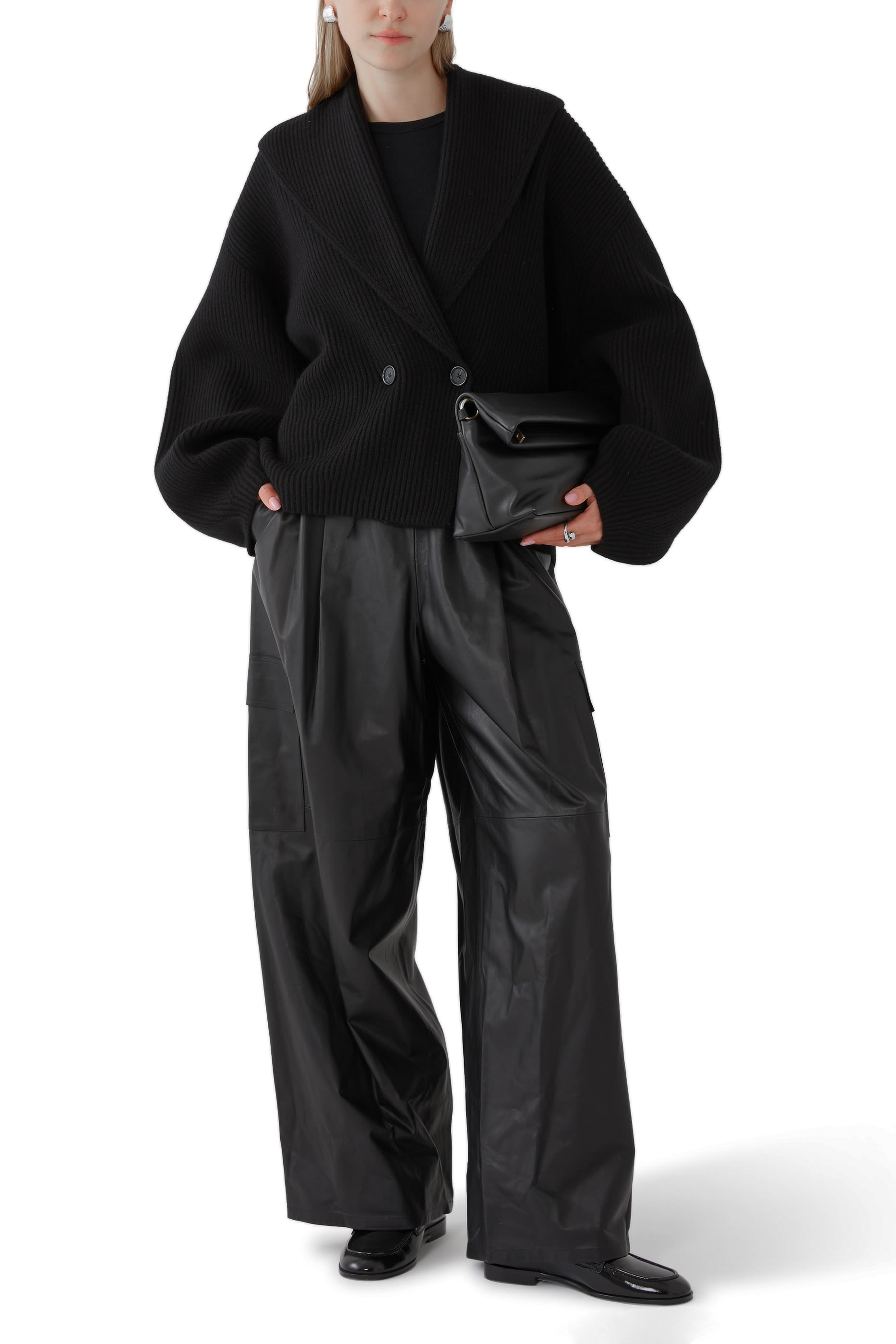 Shawl-Lapel Cardigan