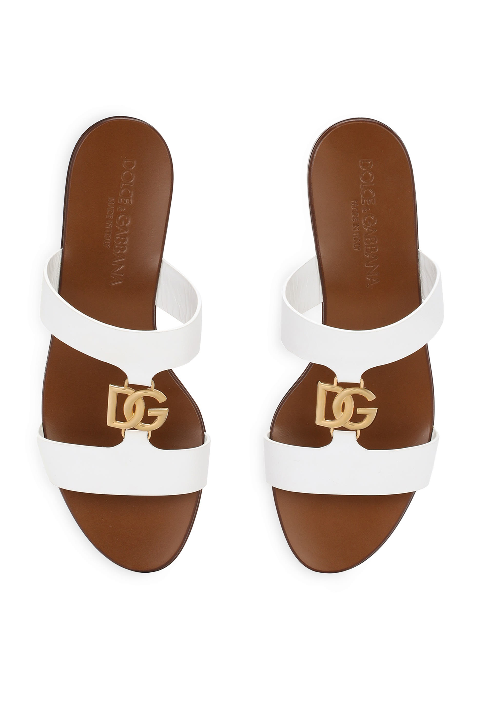 DG Logo Calfskin Slides