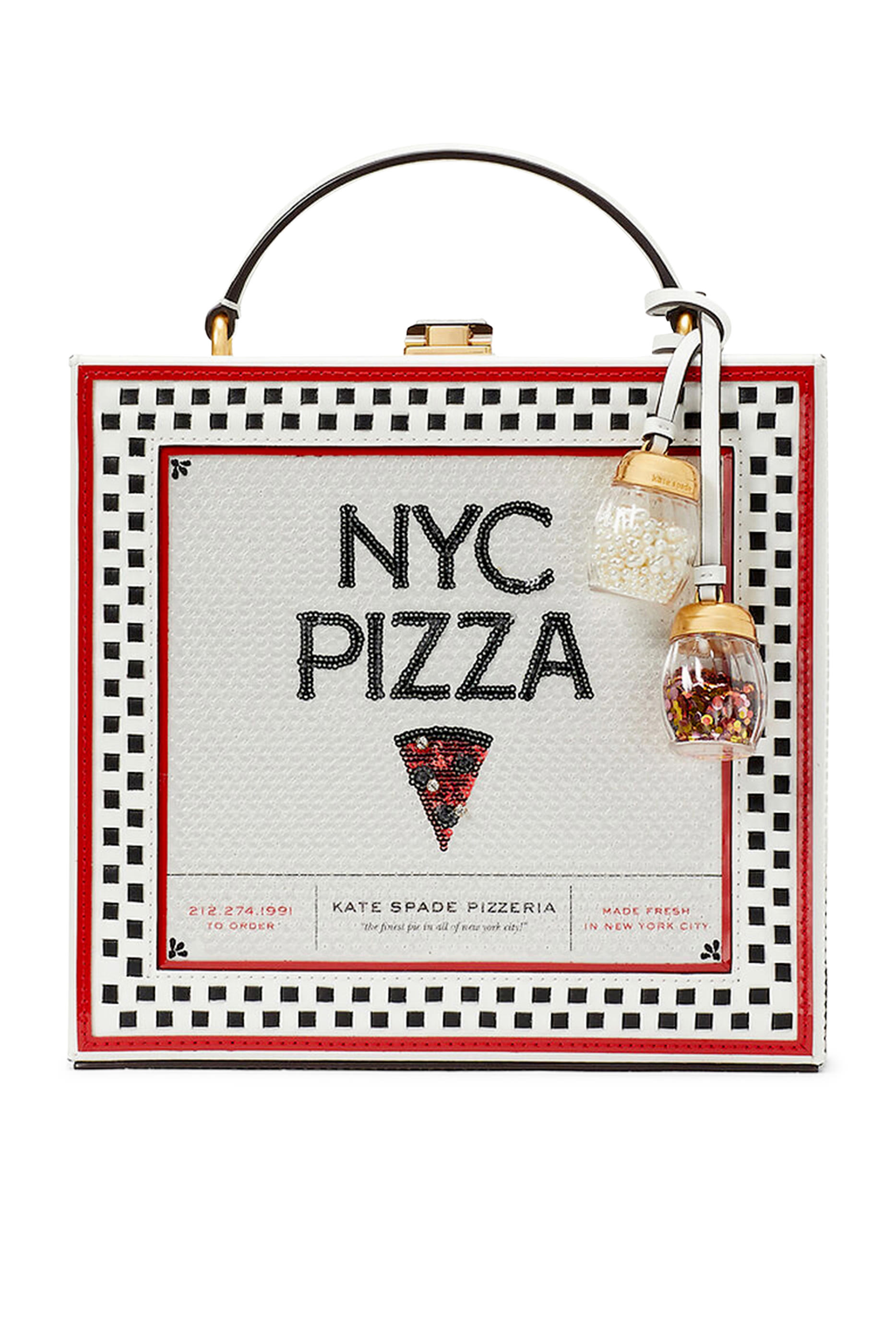 Slice 3D Pizza Box Top Handle Bag